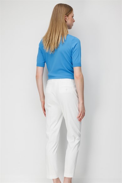 Slim Fit Cepli Koton Pantolon
