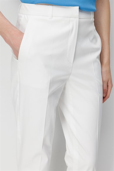Slim Fit Cepli Koton Pantolon