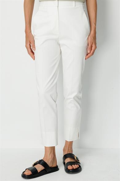 Slim Fit Yırtmaçlı Koton Pantolon