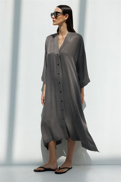 V Yaka Empirme Elbise