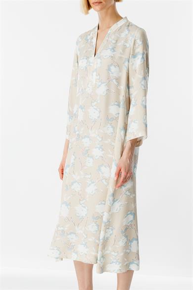 V Yaka Midi Empirme Elbise