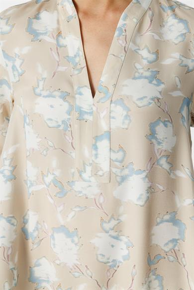 V Yaka Midi Empirme Elbise