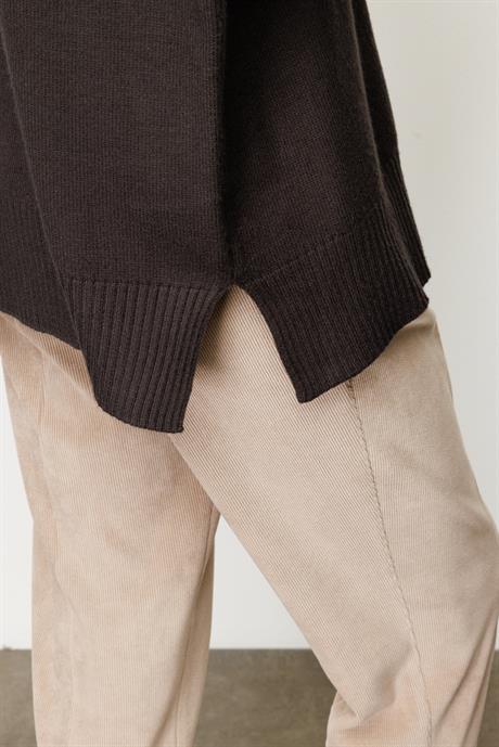 Balıkçı Yaka Oversize Triko