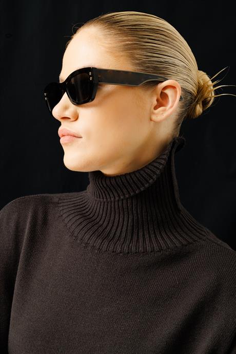 Balıkçı Yaka Oversize Triko