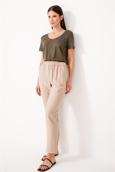 Beli Lastikli Carrot Fit Pantolon