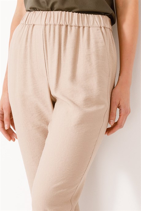 Beli Lastikli Carrot Fit Pantolon
