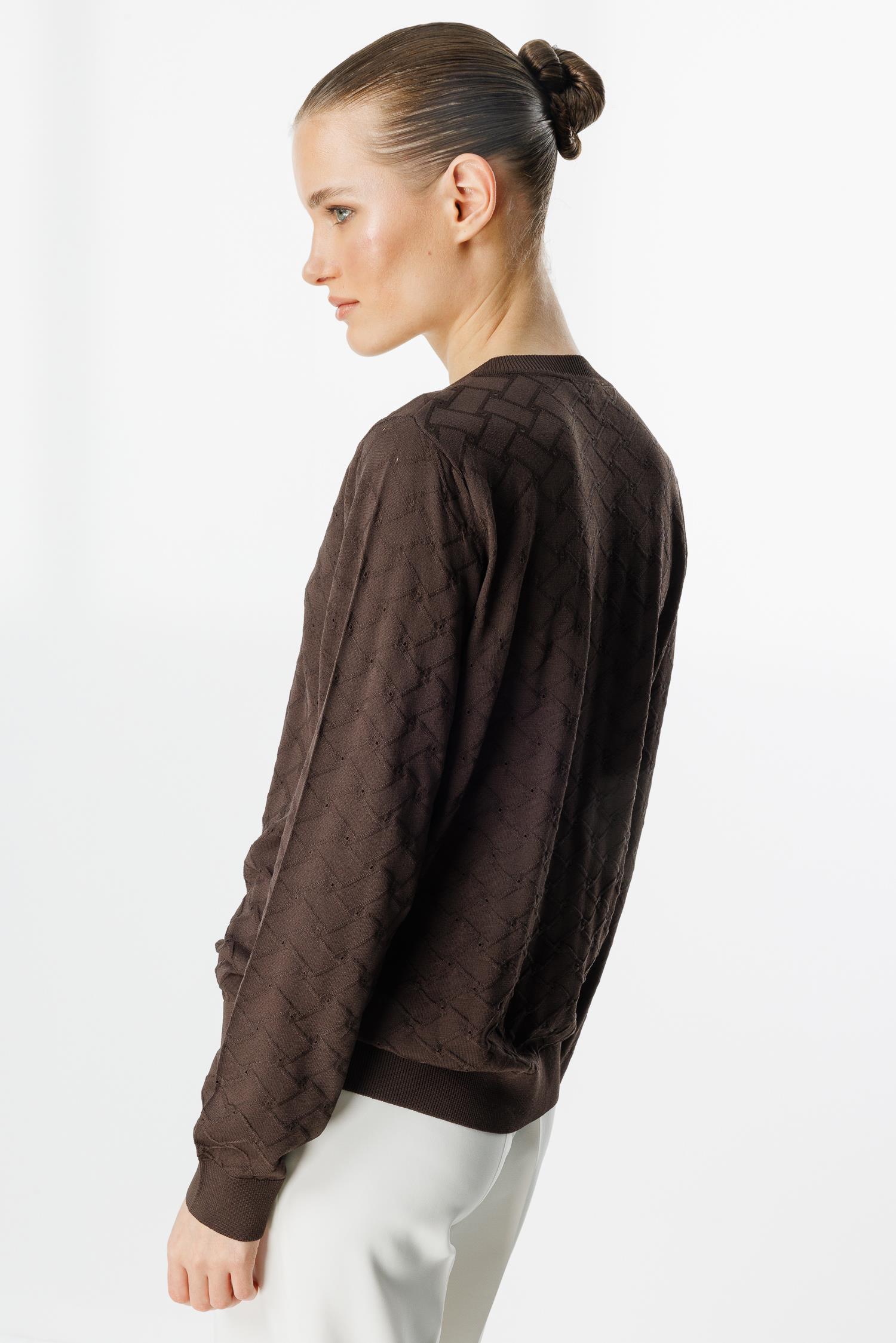 0 Yaka Jakarlı Hırka