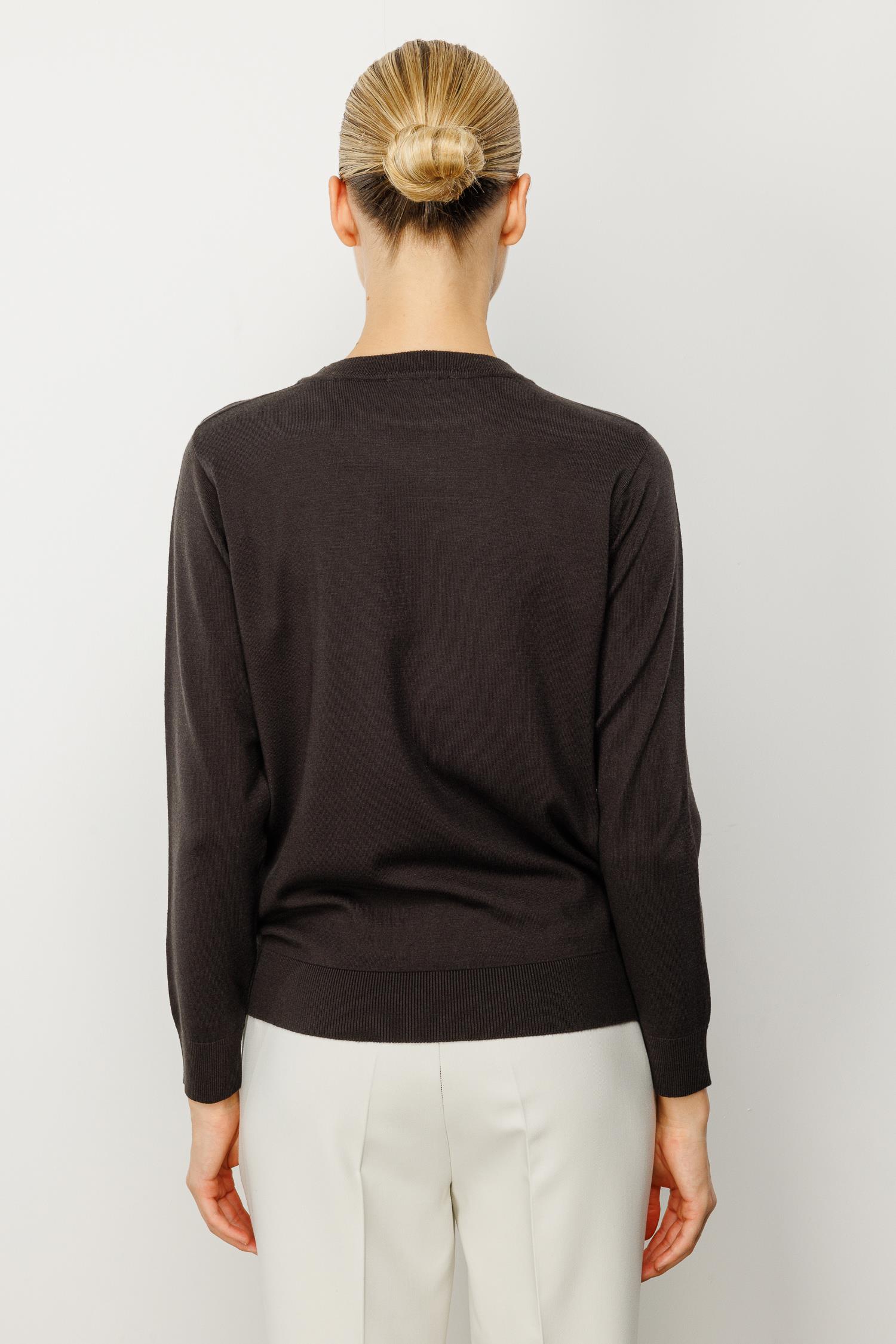 0 Yaka Uzun Kol Triko