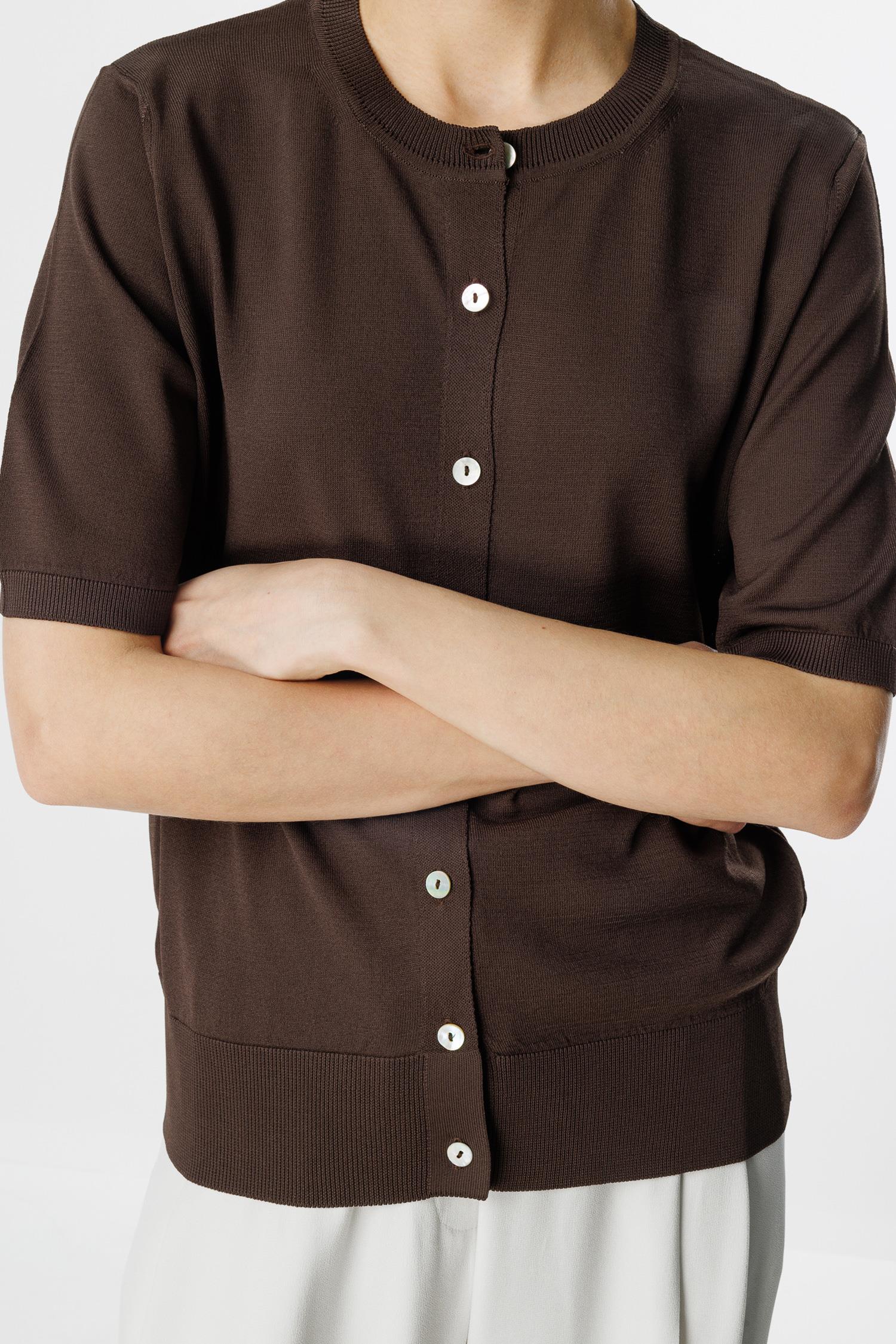 0 Yaka Yarım Kol Hırka