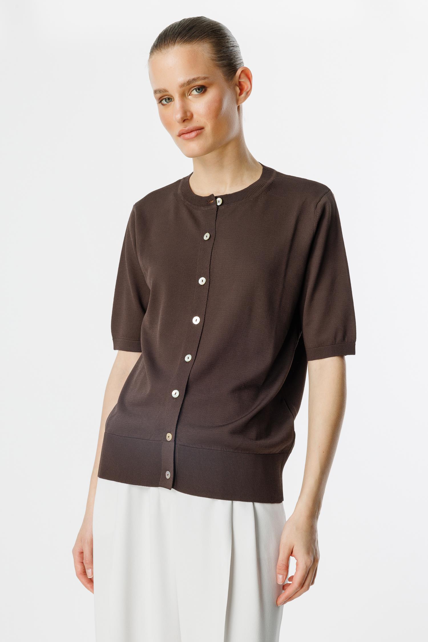 0 Yaka Yarım Kol Hırka