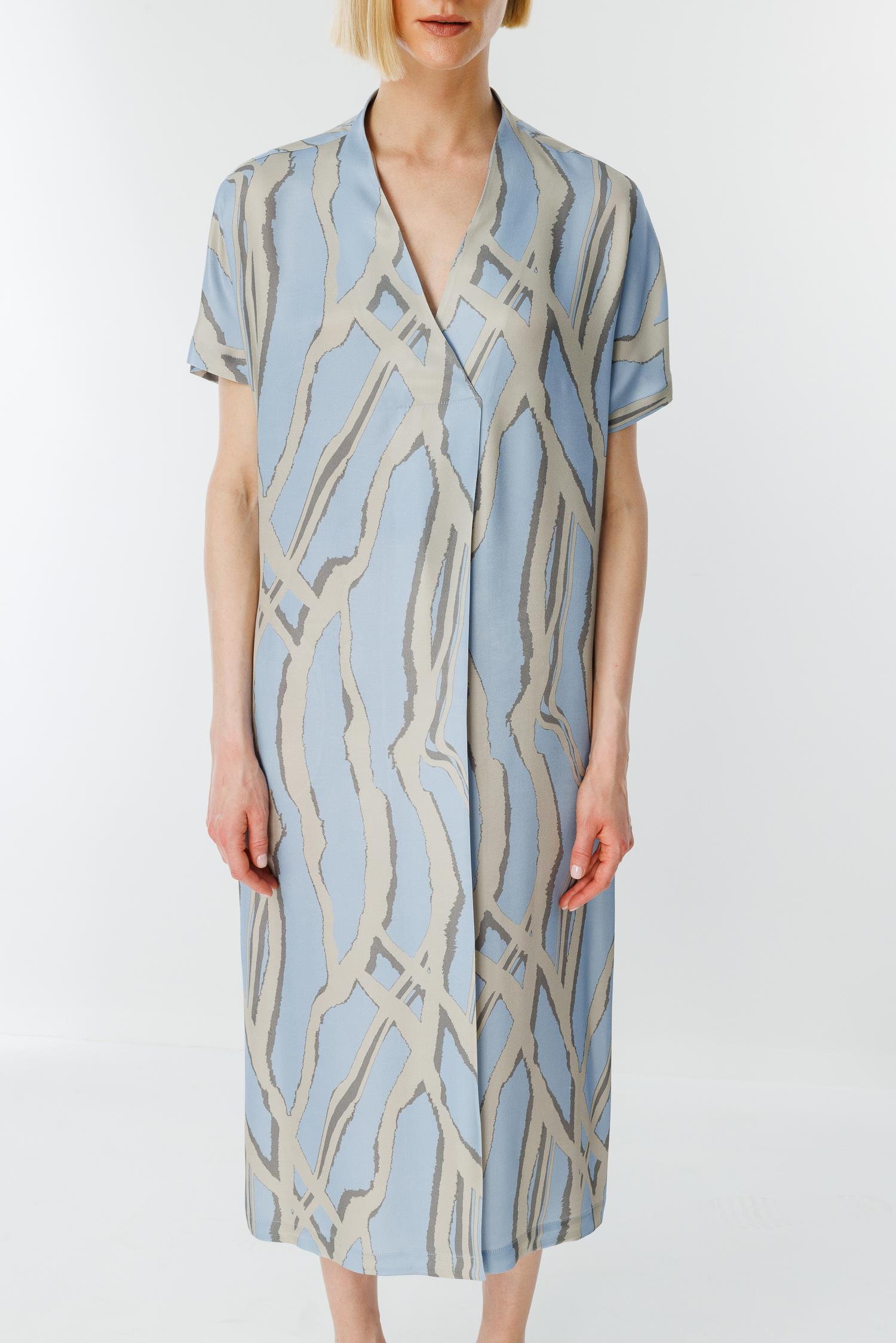 Anvelop Yaka Midi Elbise