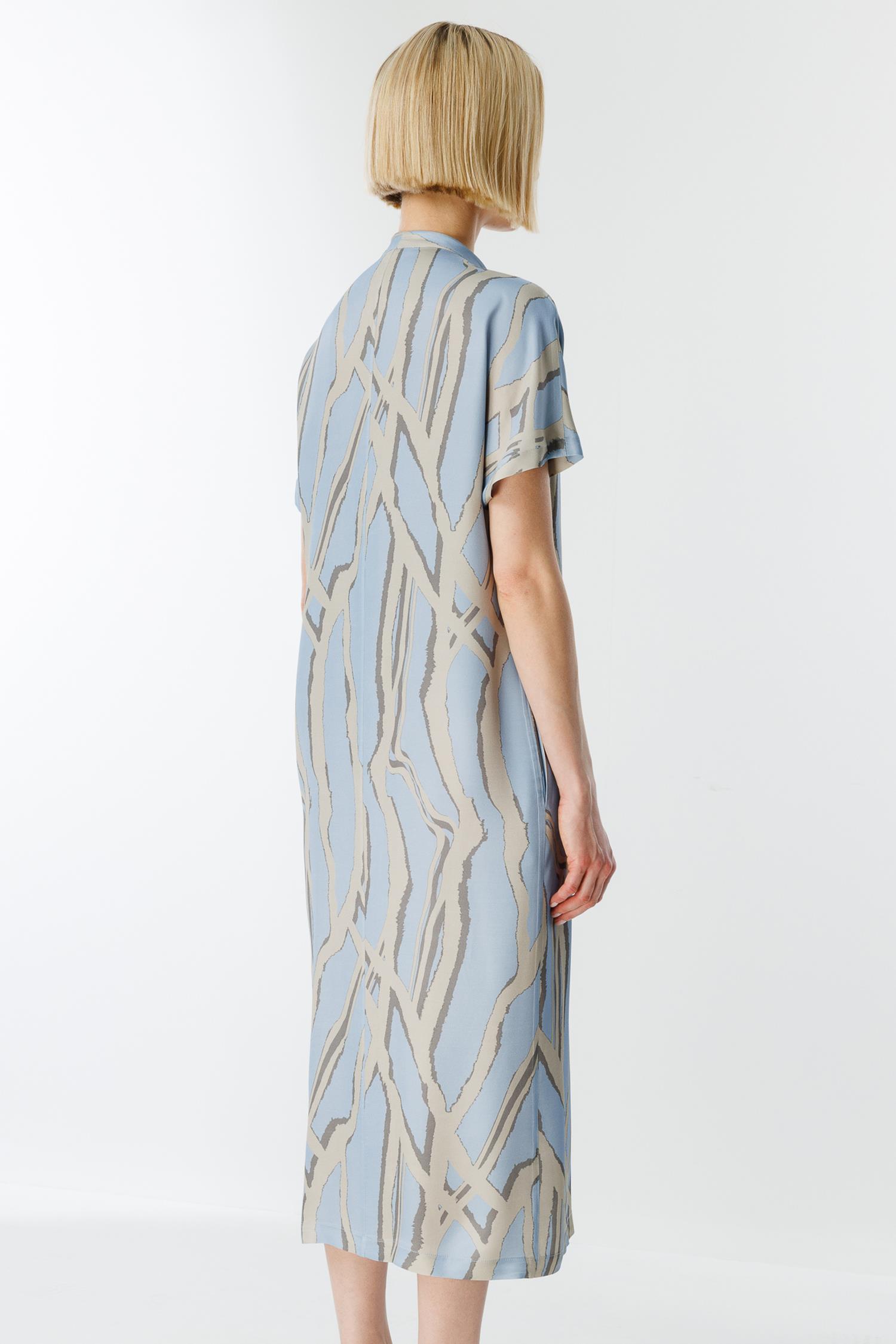 Anvelop Yaka Midi Elbise