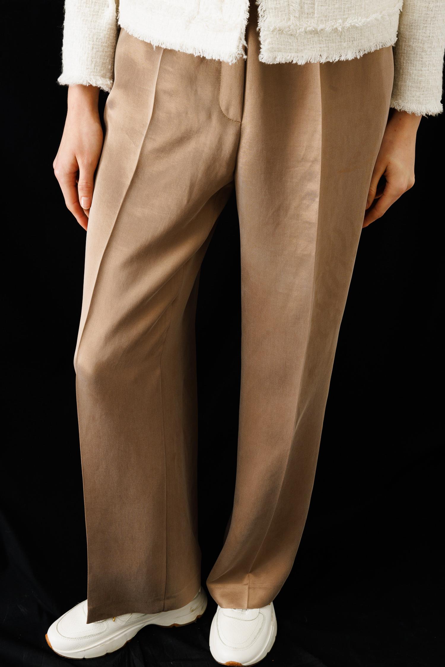 Arkası Elastan Kemerli Bol Kesim Pantolon