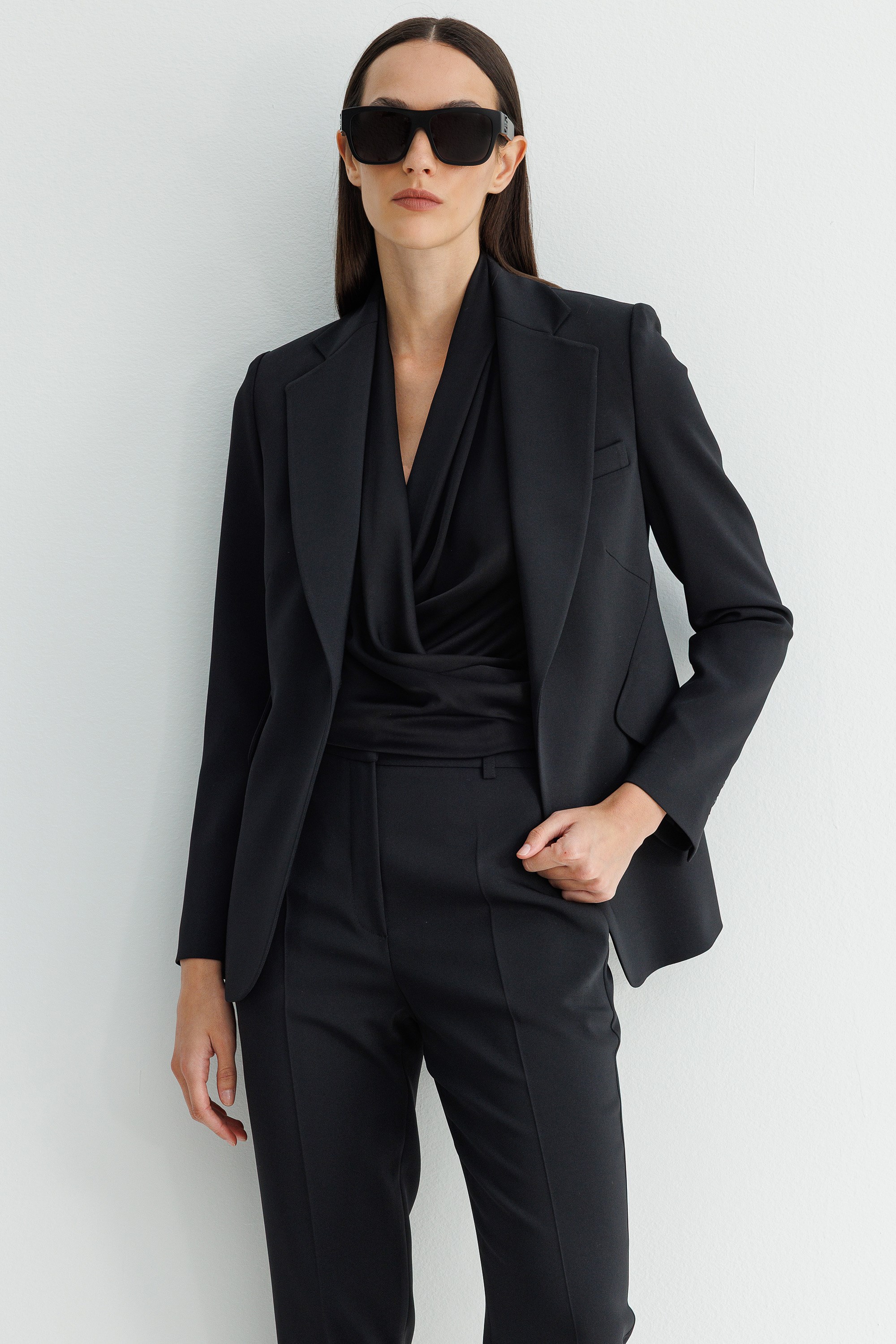 Asimetrik Cepli Ceket