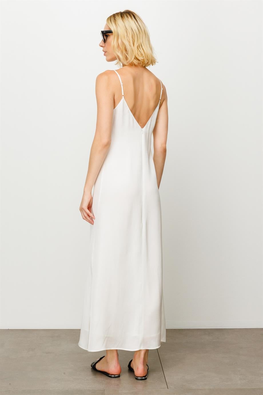 Askılı Midi Elbise