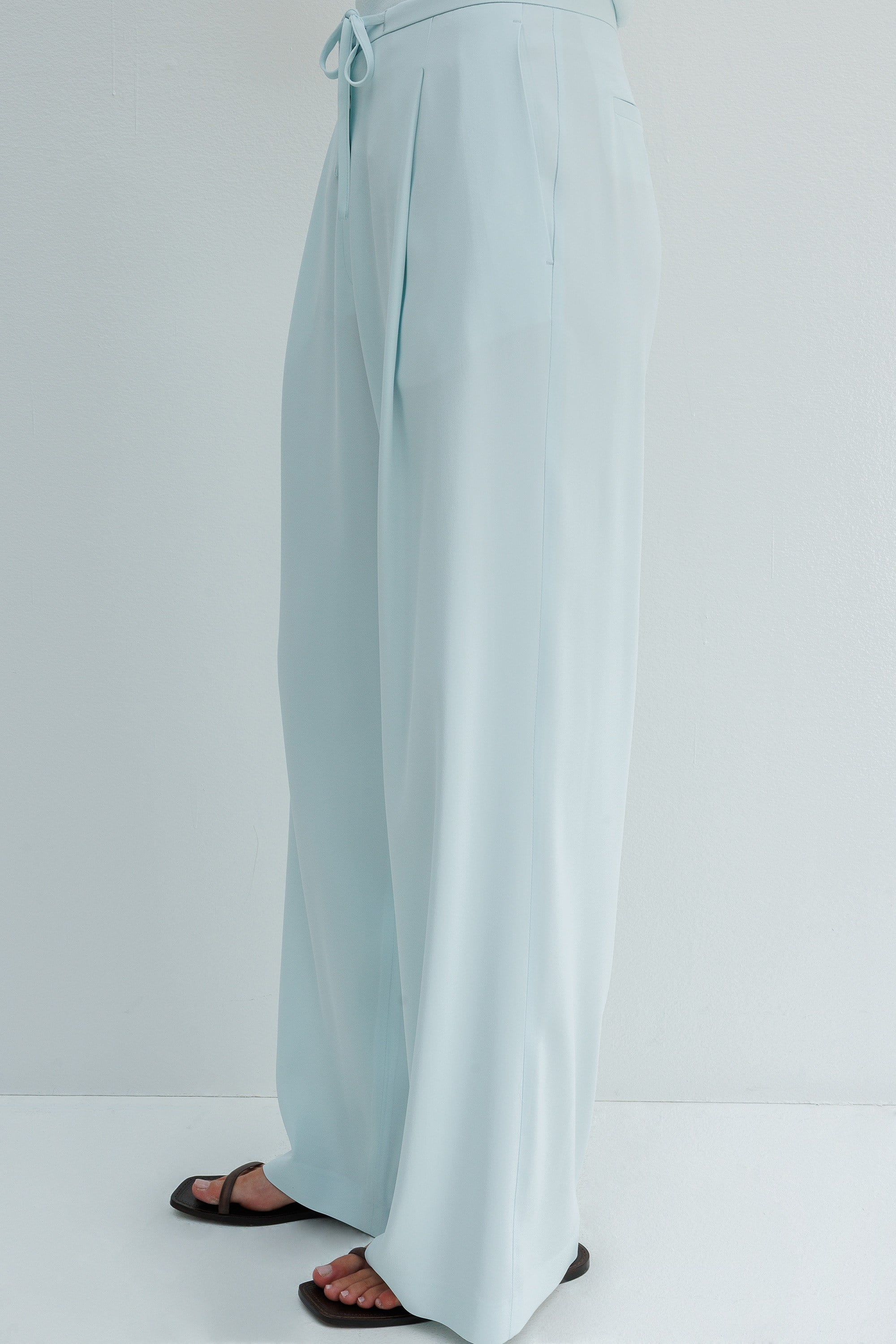Bağcıklı Bol Kesim Pantolon