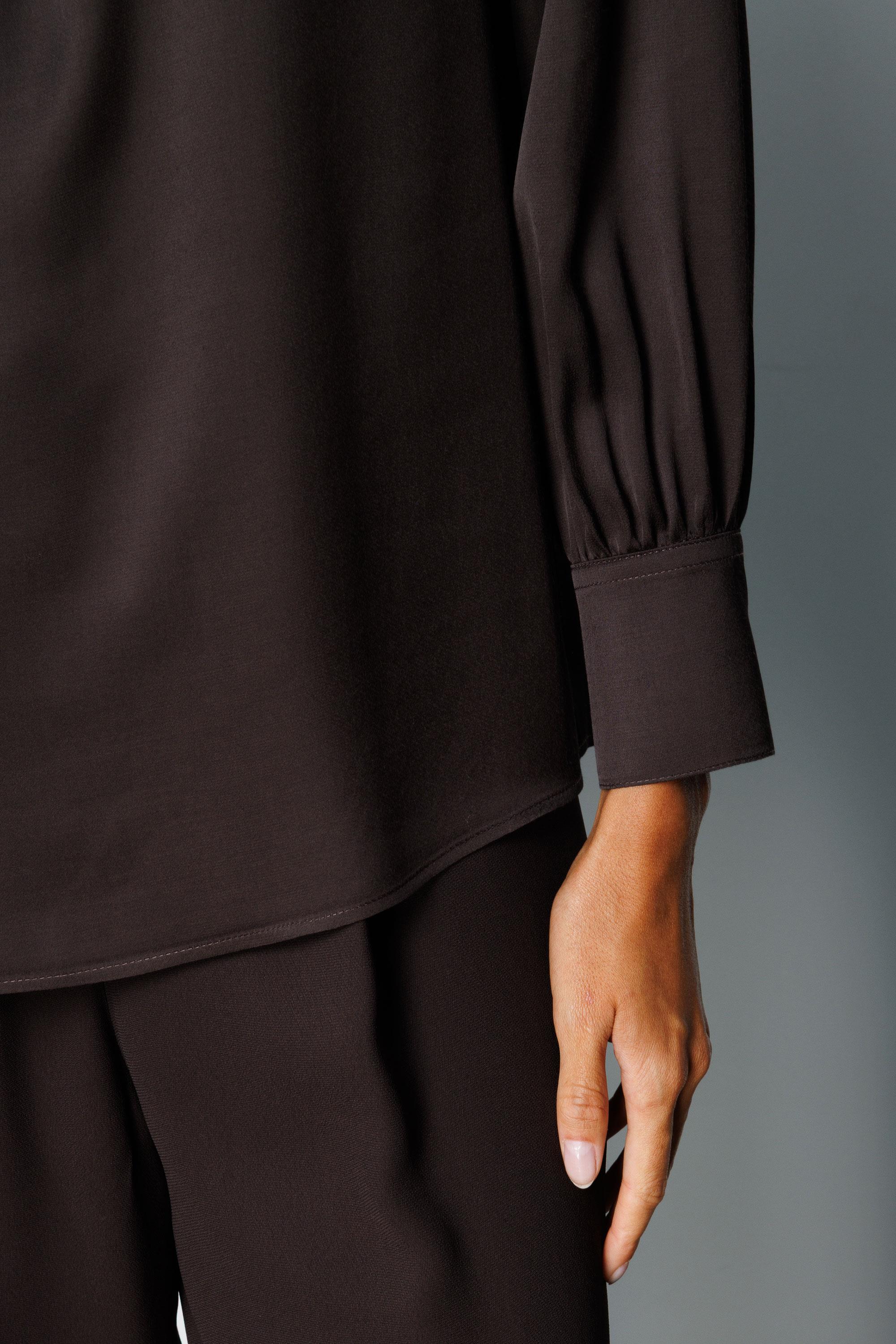 Balıkçı Yaka Drape Bluz