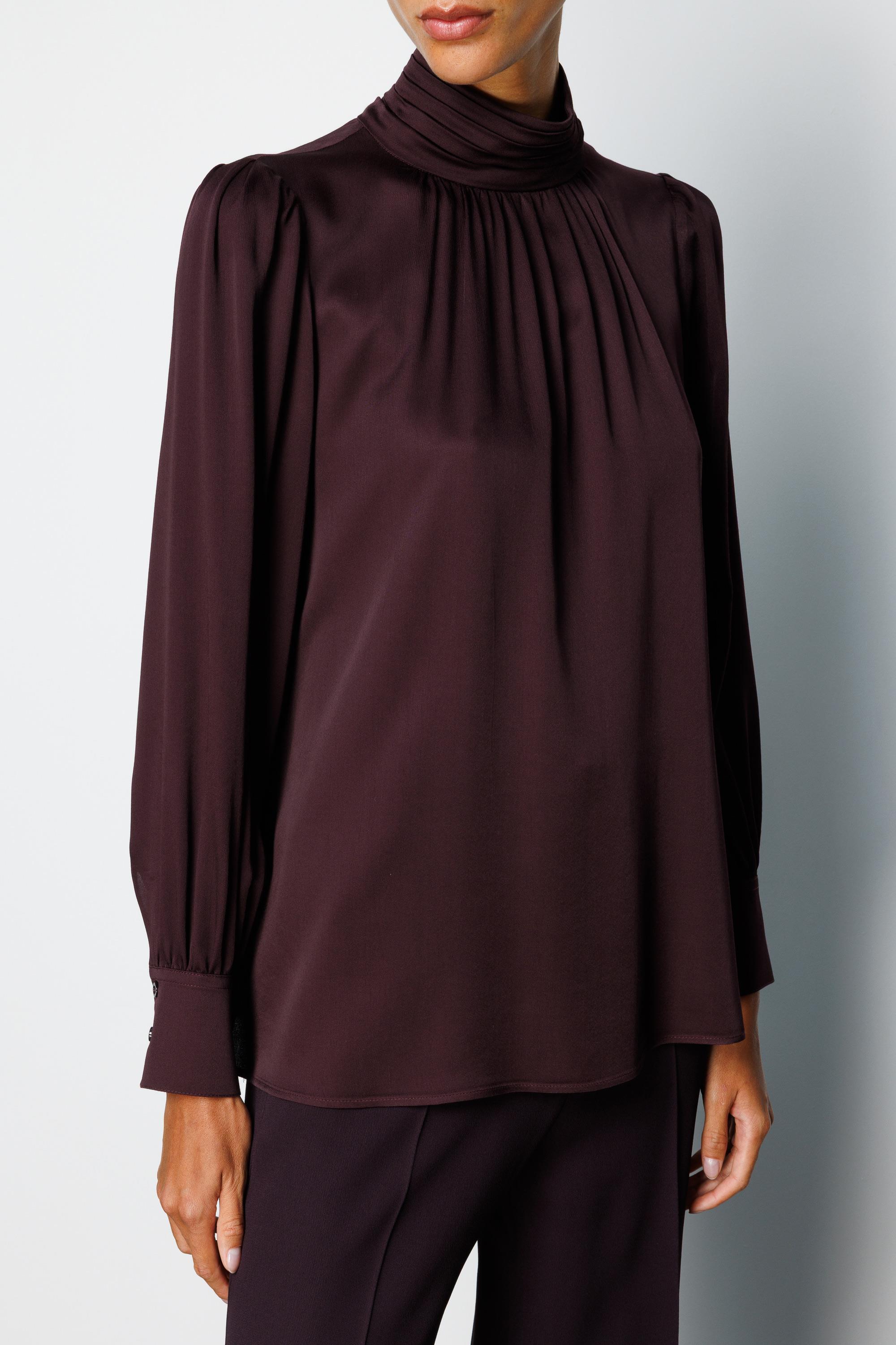 Balıkçı Yaka Drape Bluz