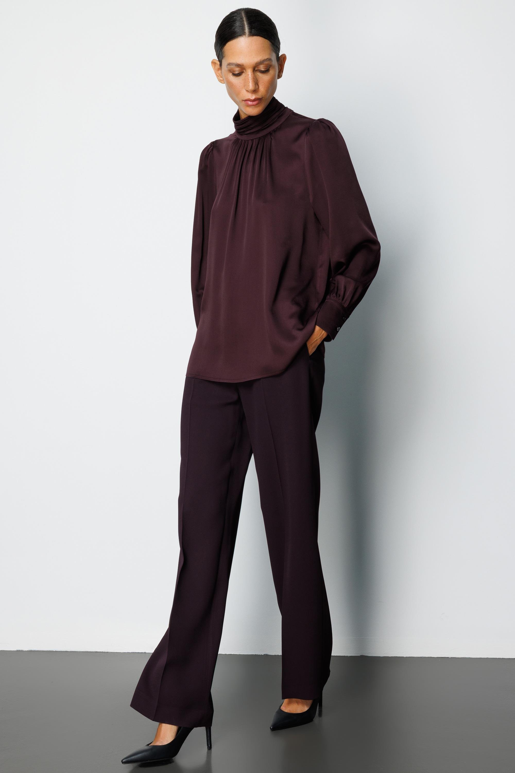 Balıkçı Yaka Drape Bluz