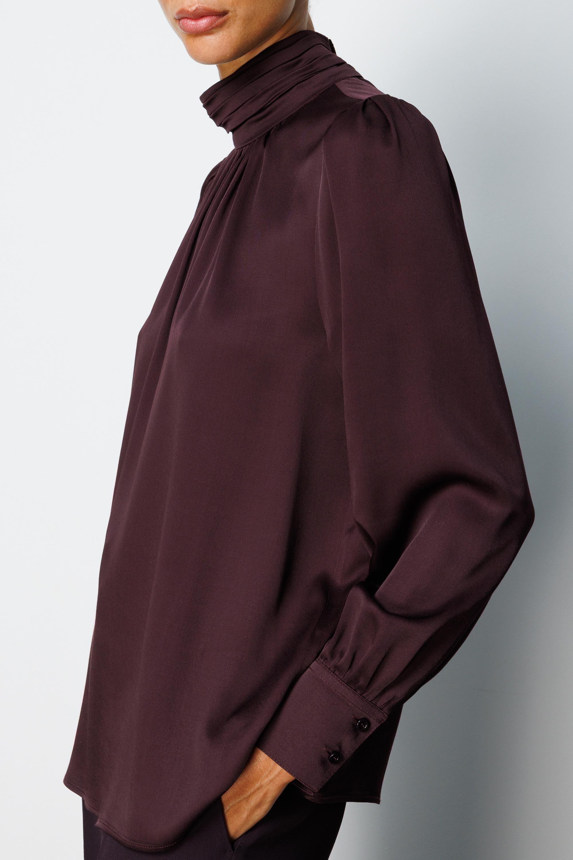 Balıkçı Yaka Drape Bluz