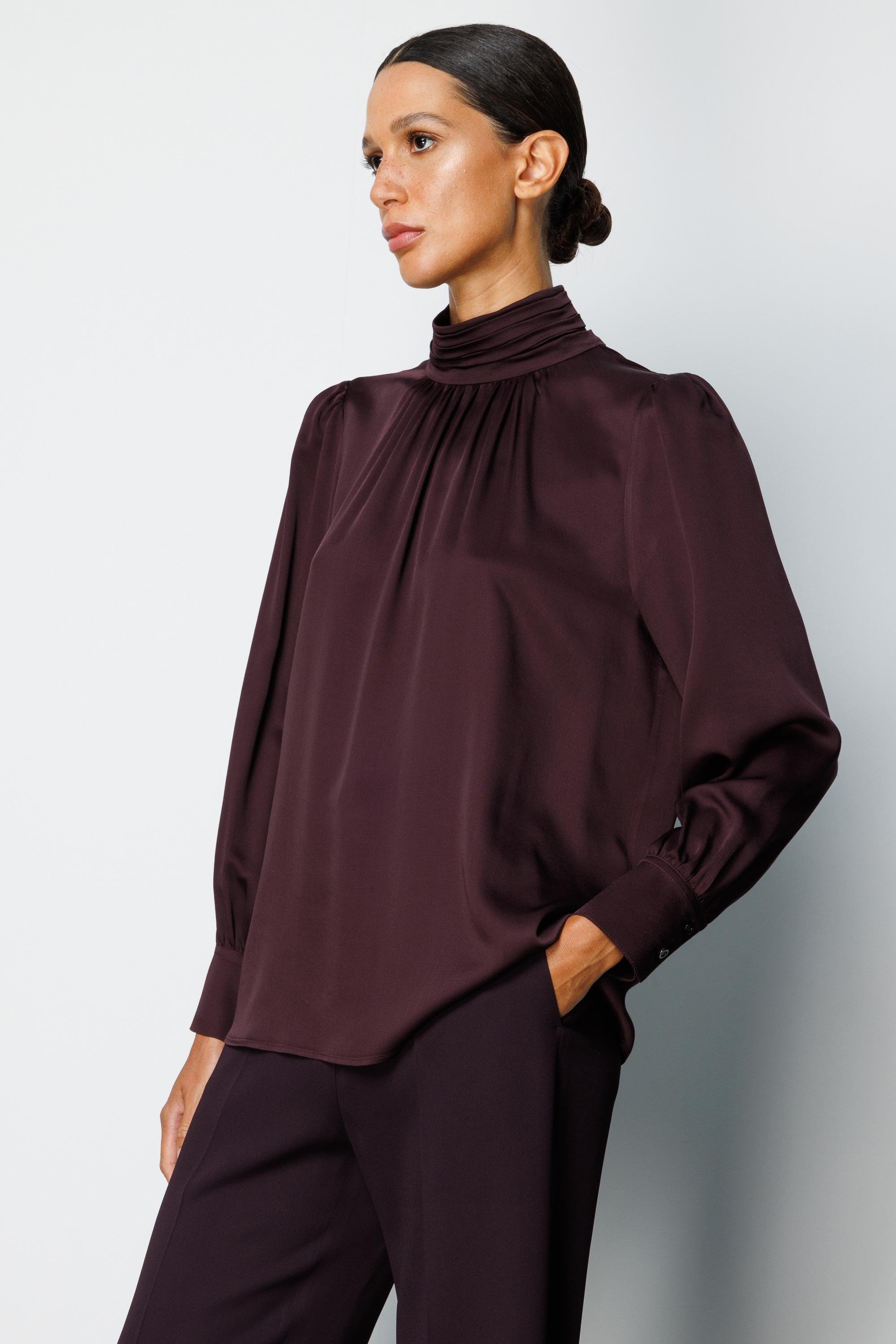 Balıkçı Yaka Drape Bluz