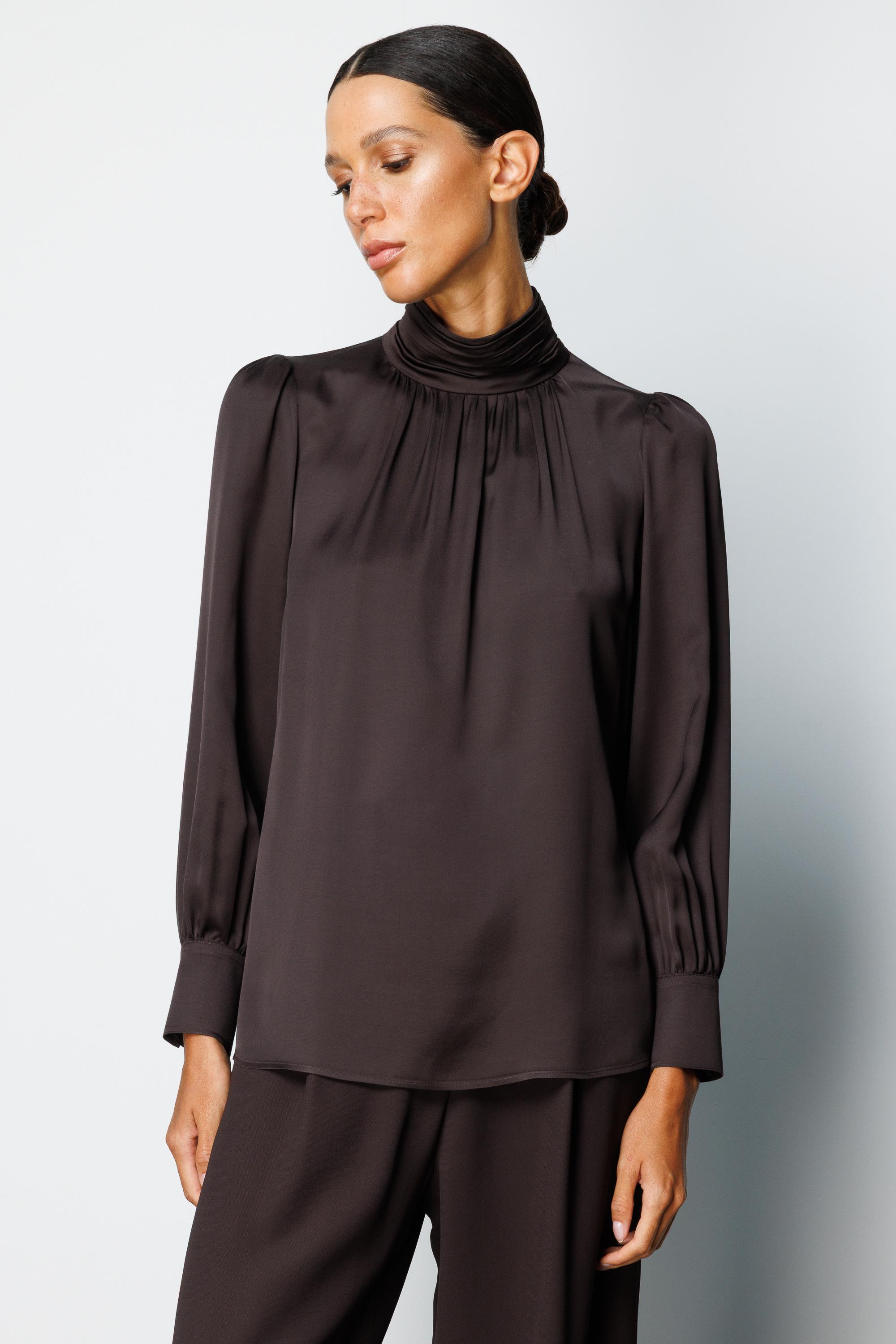 Balıkçı Yaka Drape Bluz