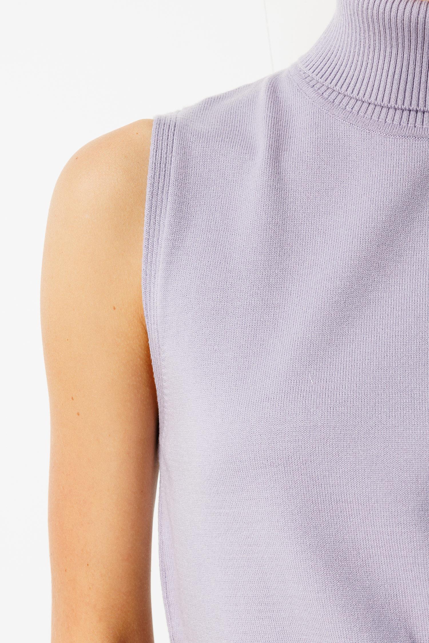 Balıkçı Yaka Kolsuz Triko