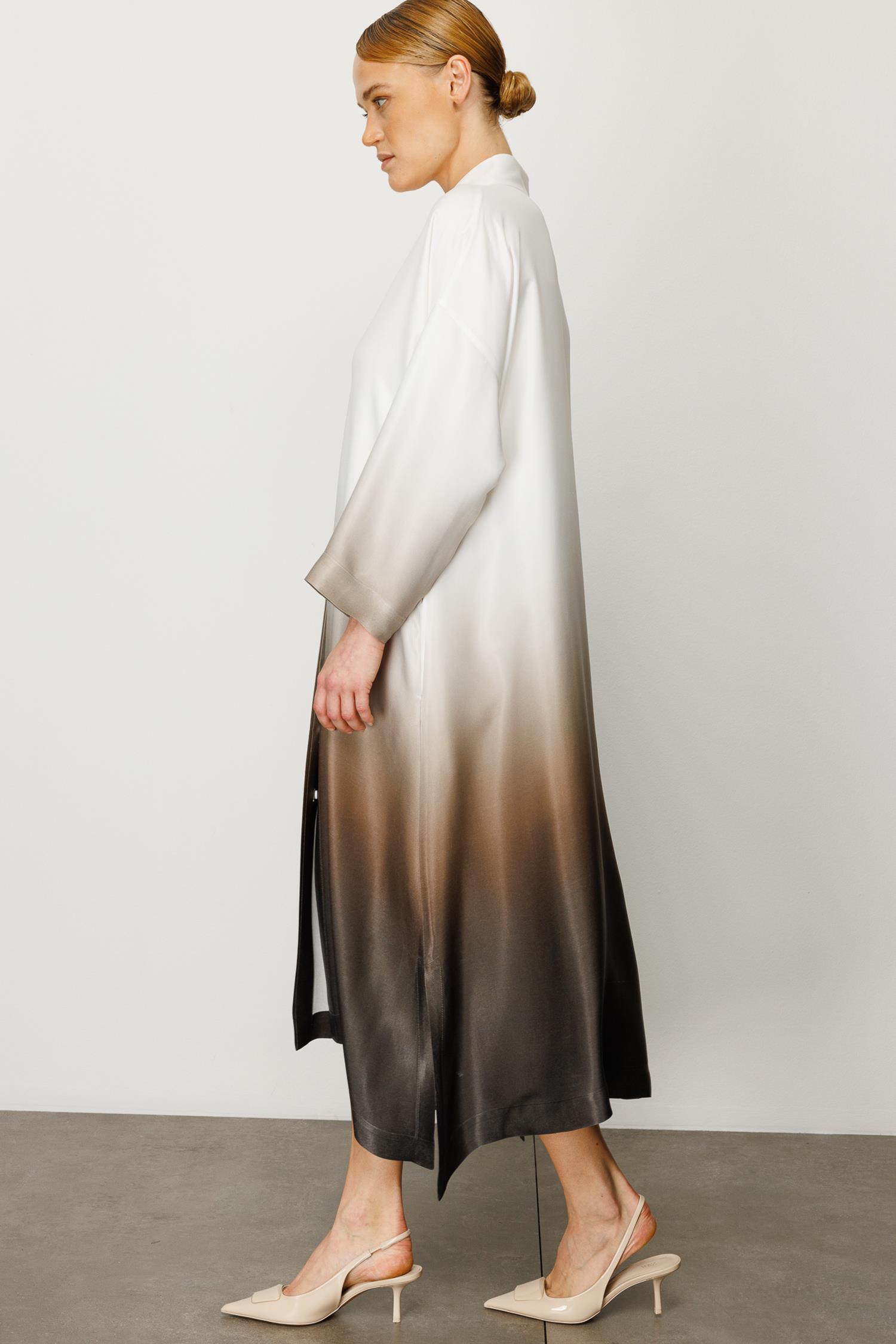 Batik Desen Uzun Elbise