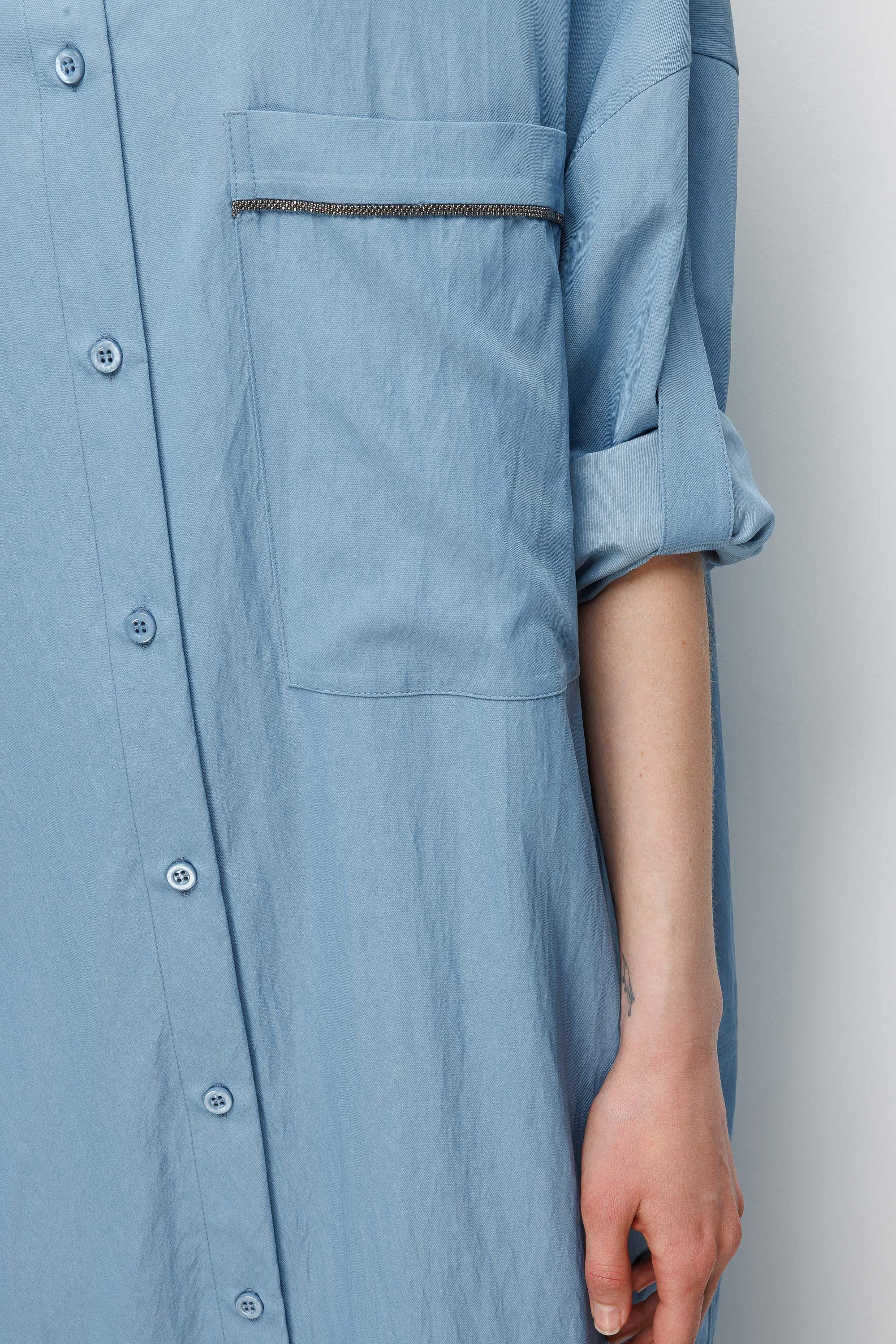 Cepli Gömlek Elbise