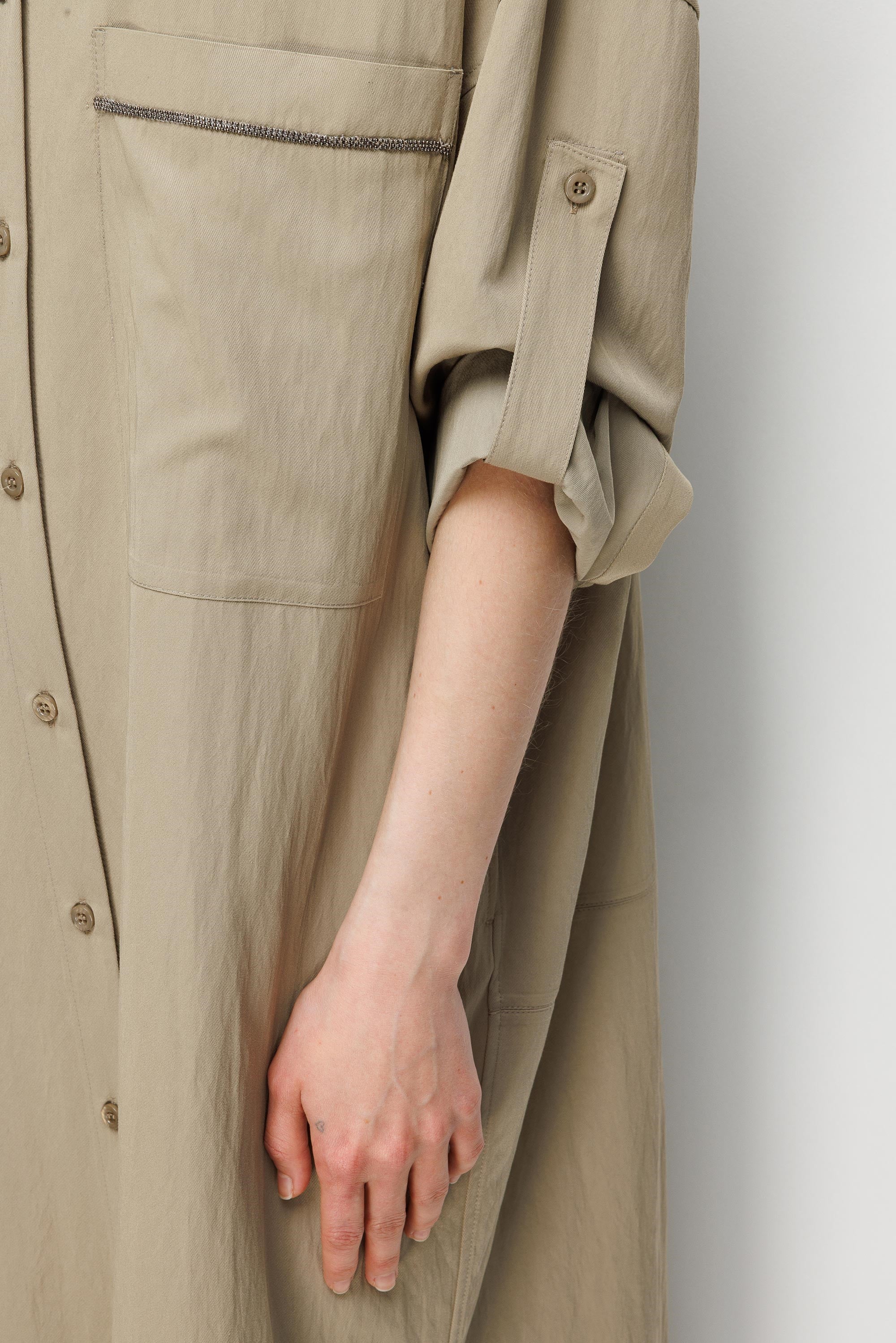 Cepli Gömlek Elbise