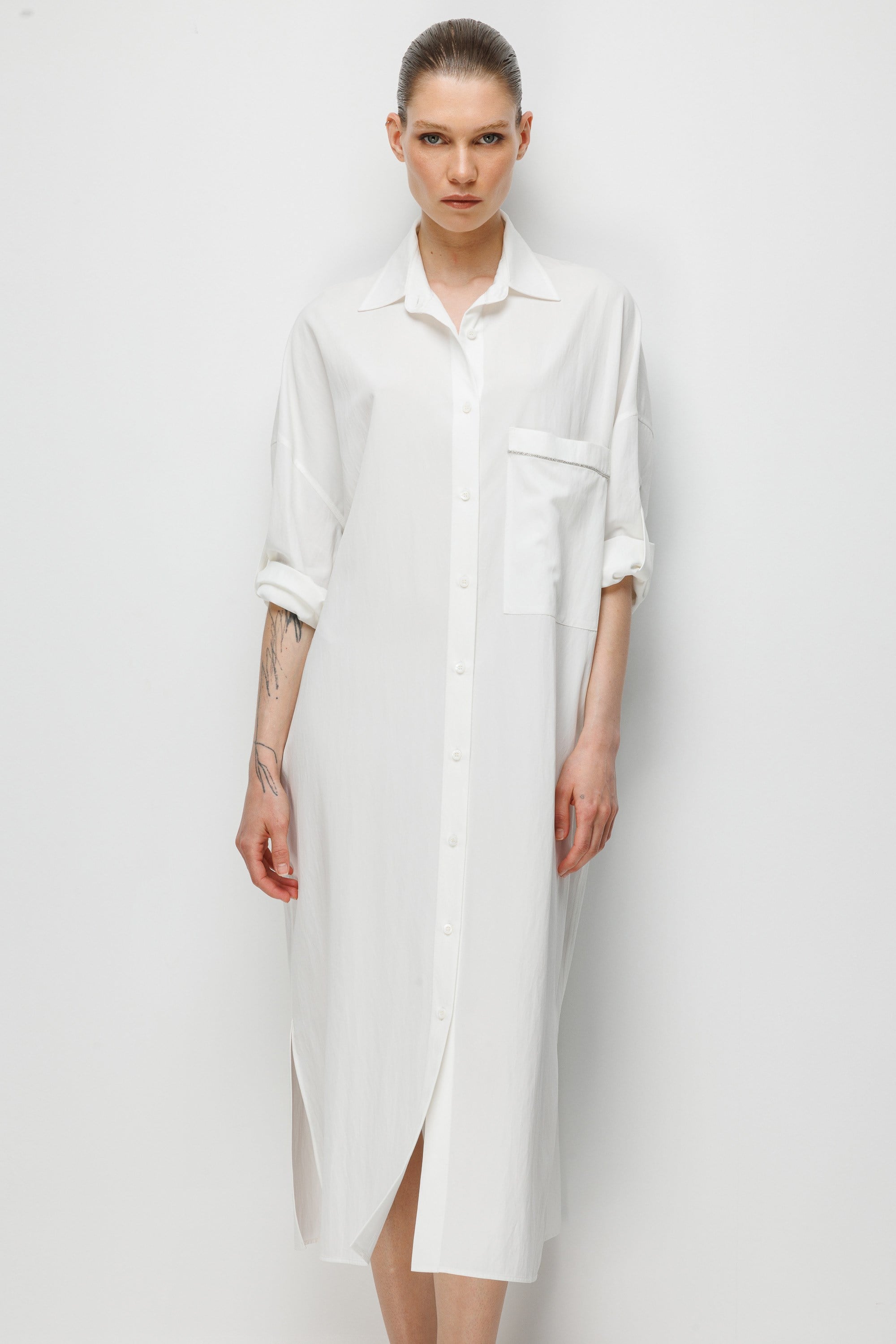 Cepli Gömlek Elbise