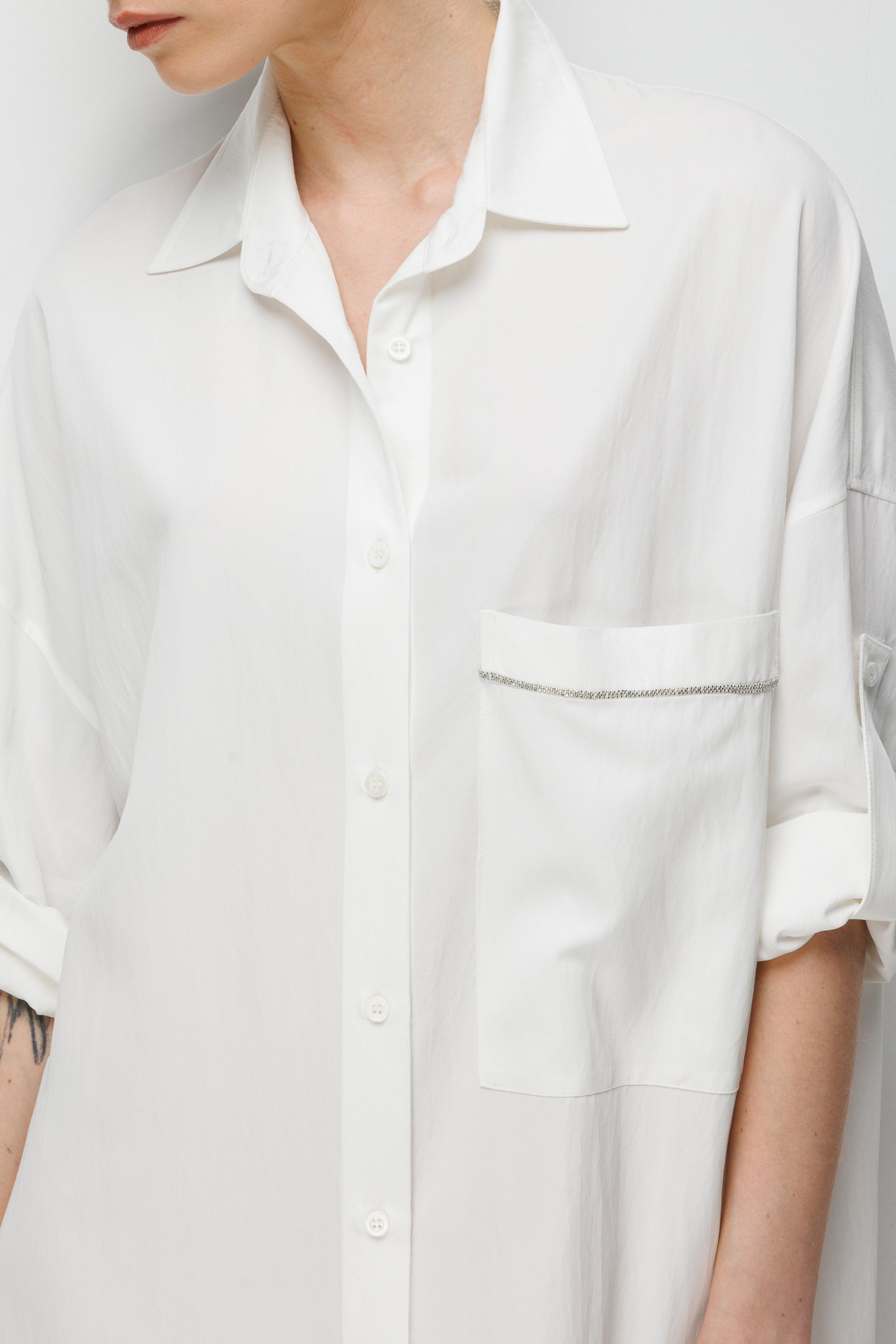 Cepli Gömlek Elbise