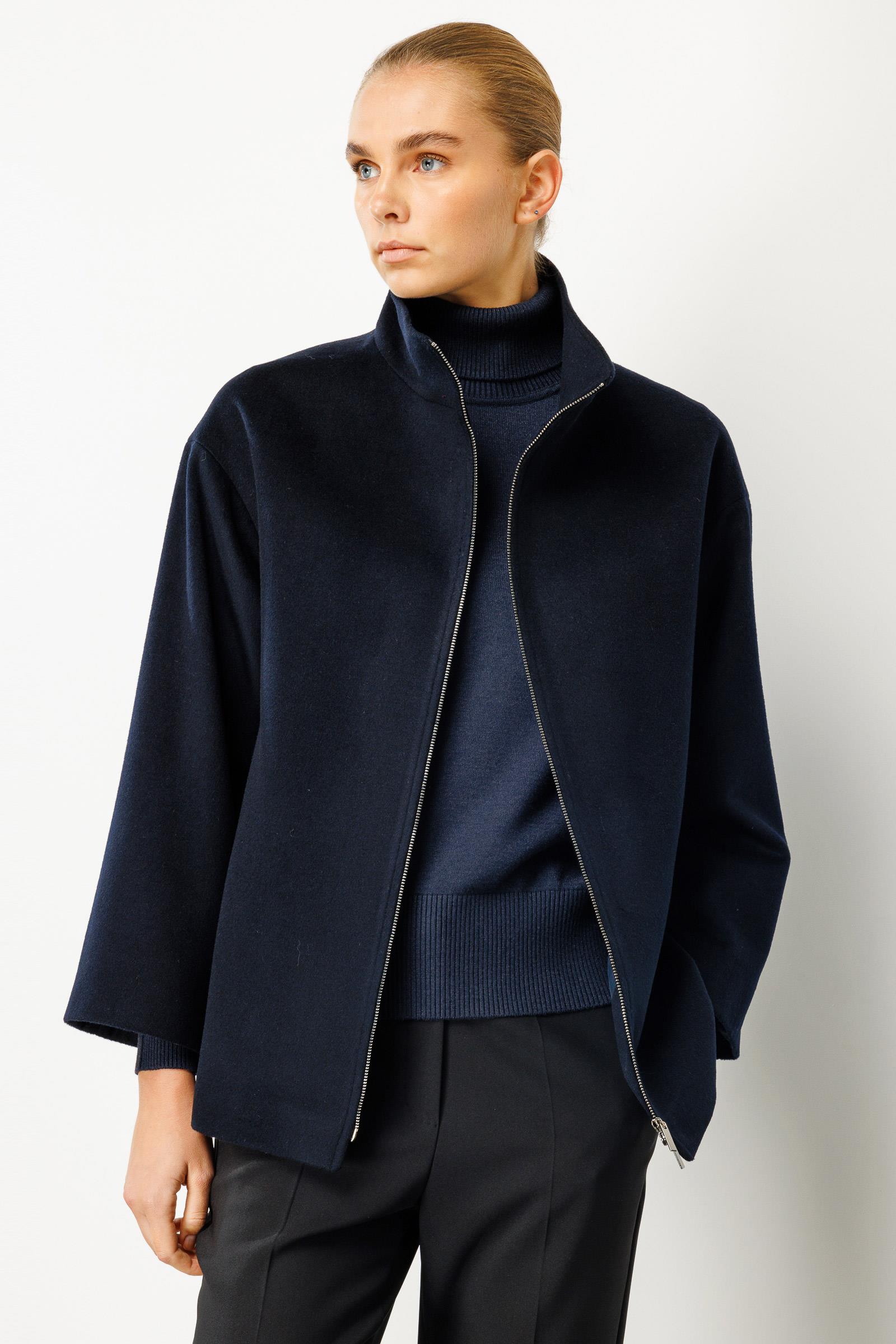 Dik Yaka Fermuarlı Uzun Cup