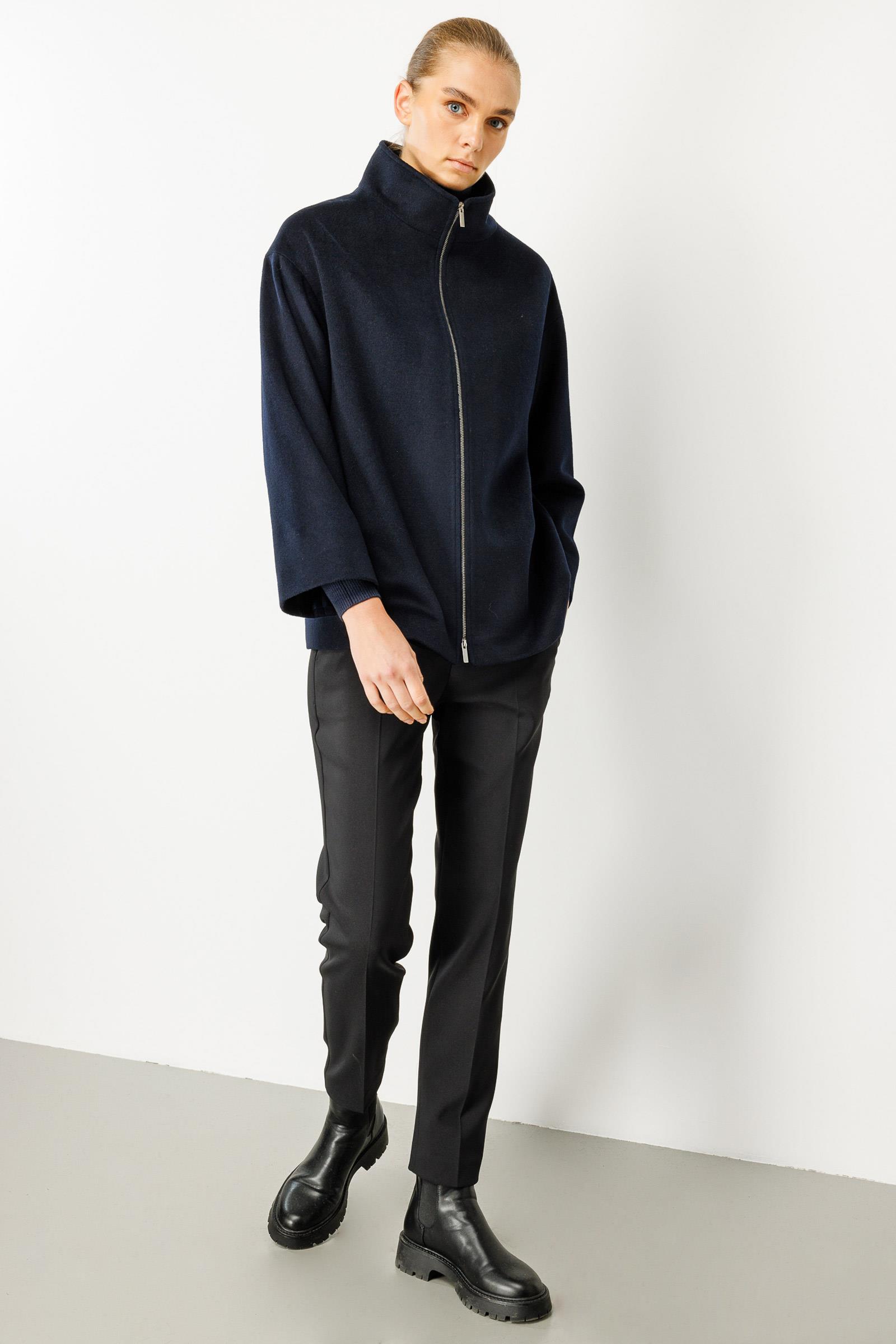 Dik Yaka Fermuarlı Uzun Cup