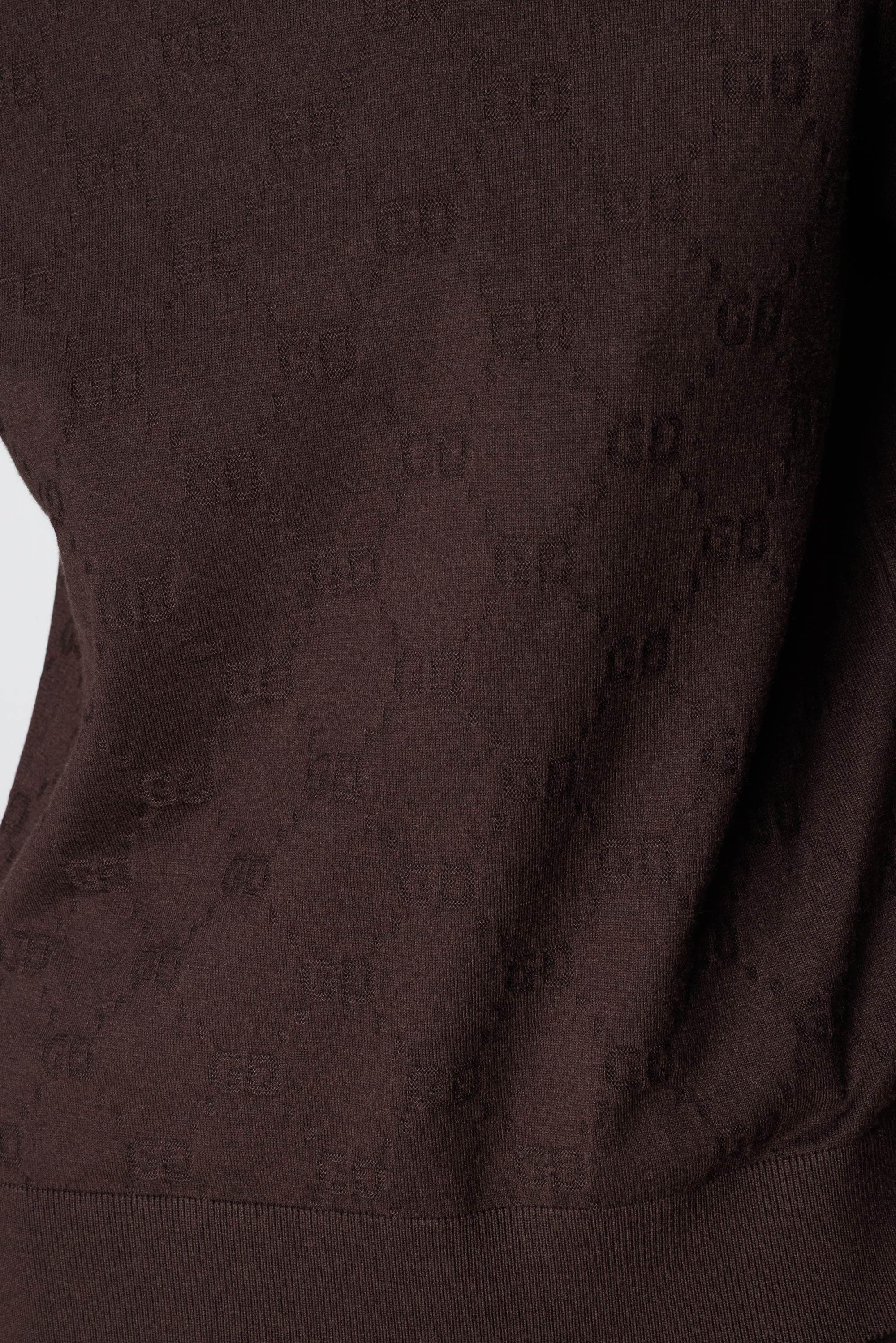 Dik Yaka Jakarlı Yarım Kol Triko