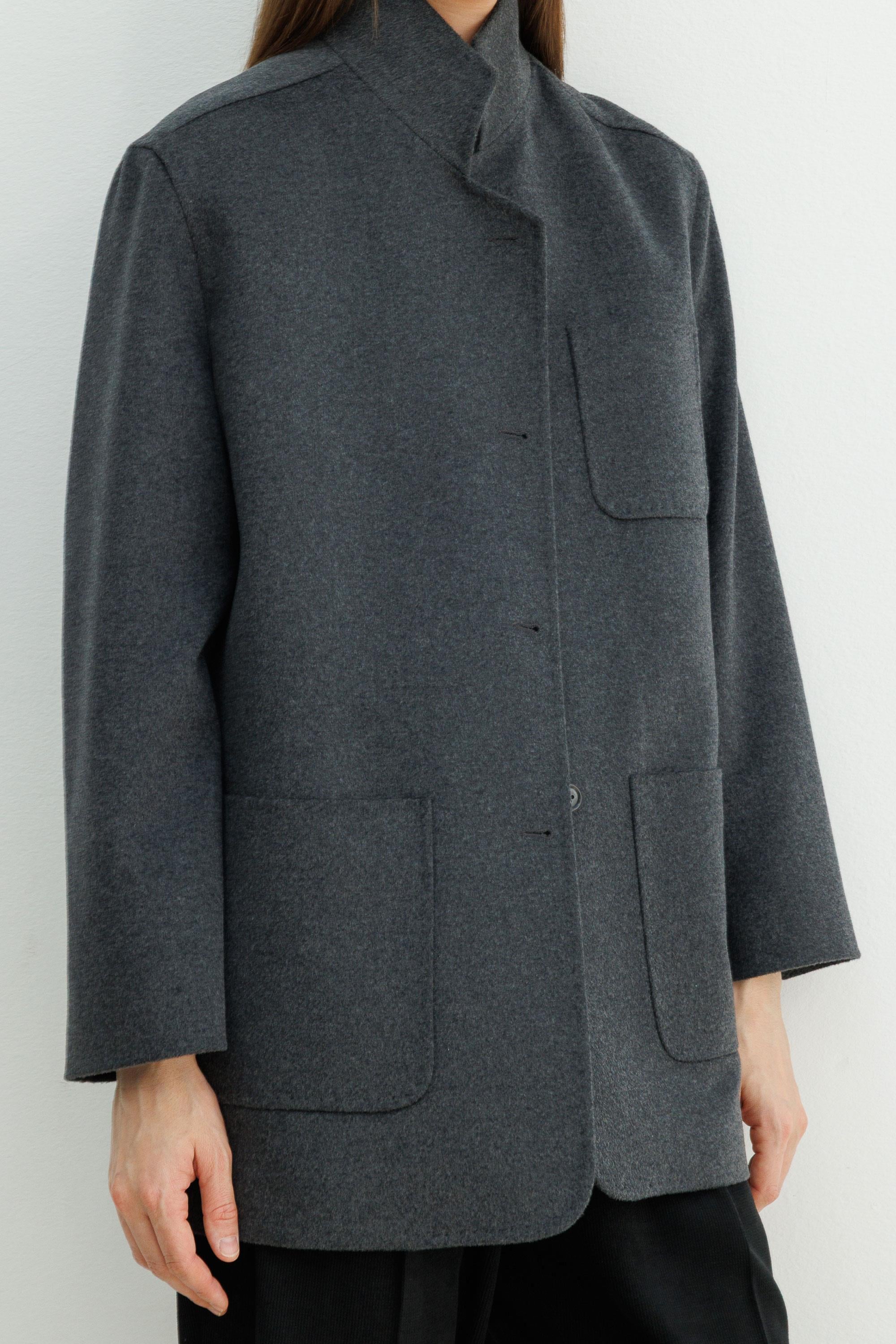 Dik Yaka Oversize ceket