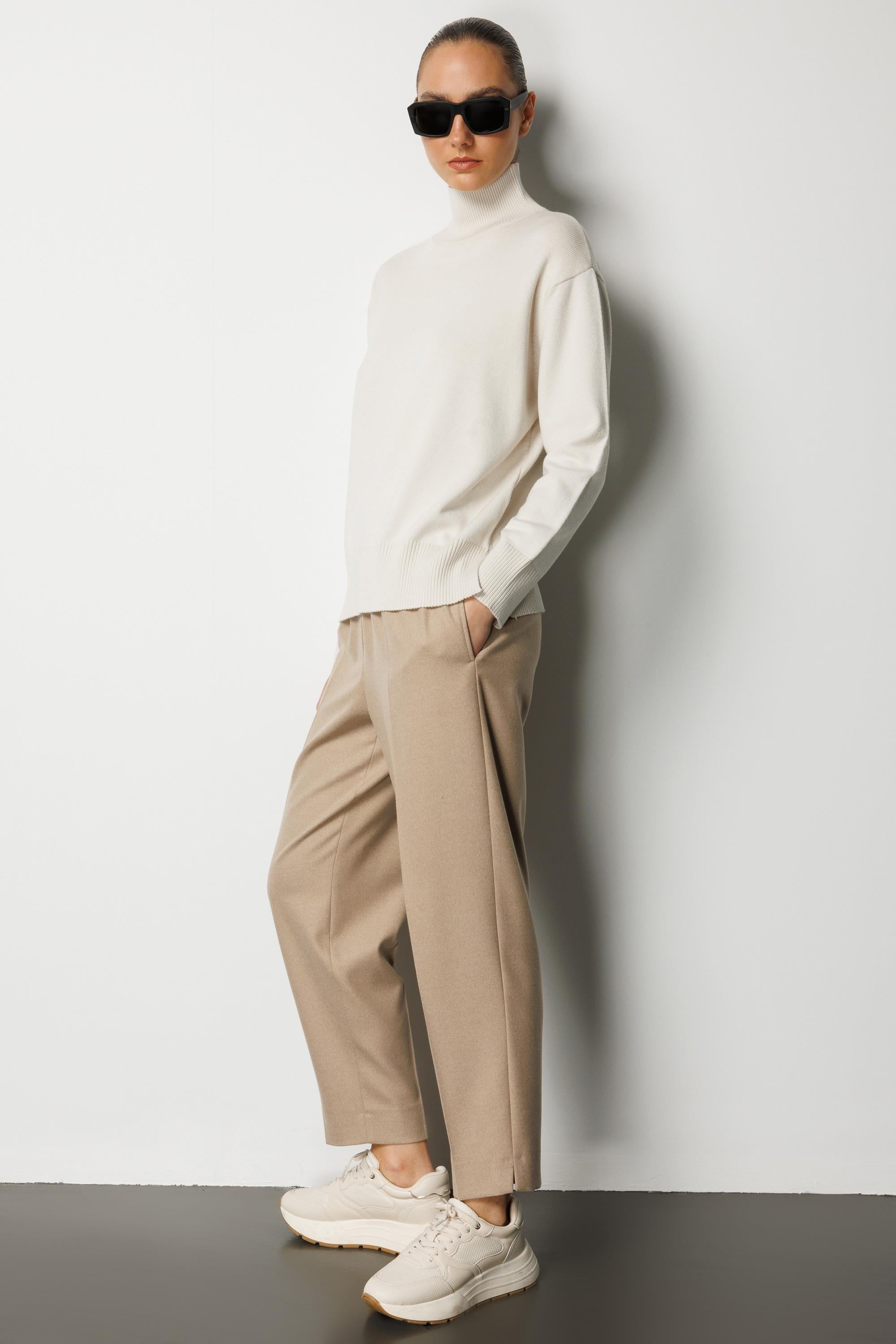 Dik Yaka Oversize Triko