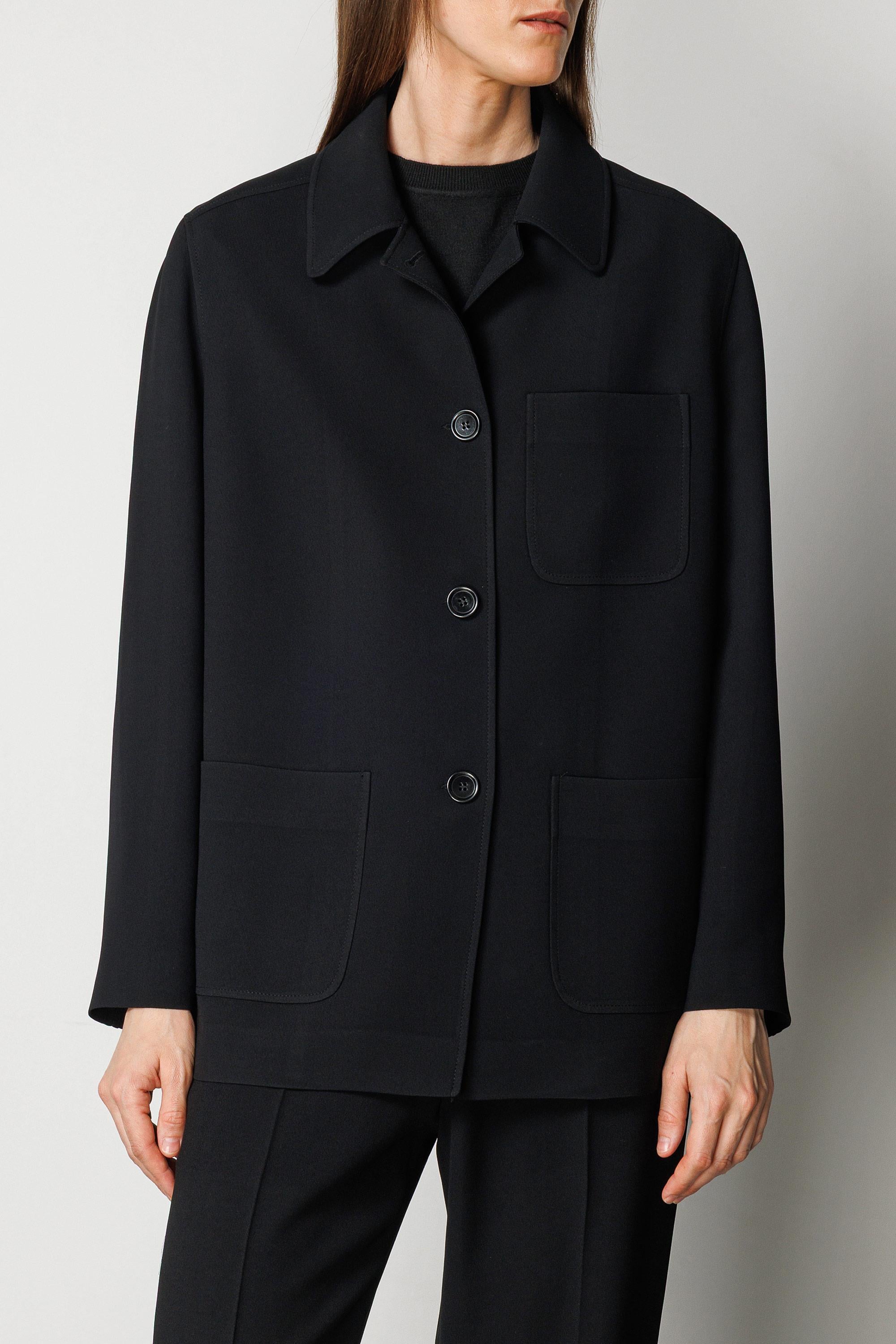 Dıştan Cepli Oversize Ceket