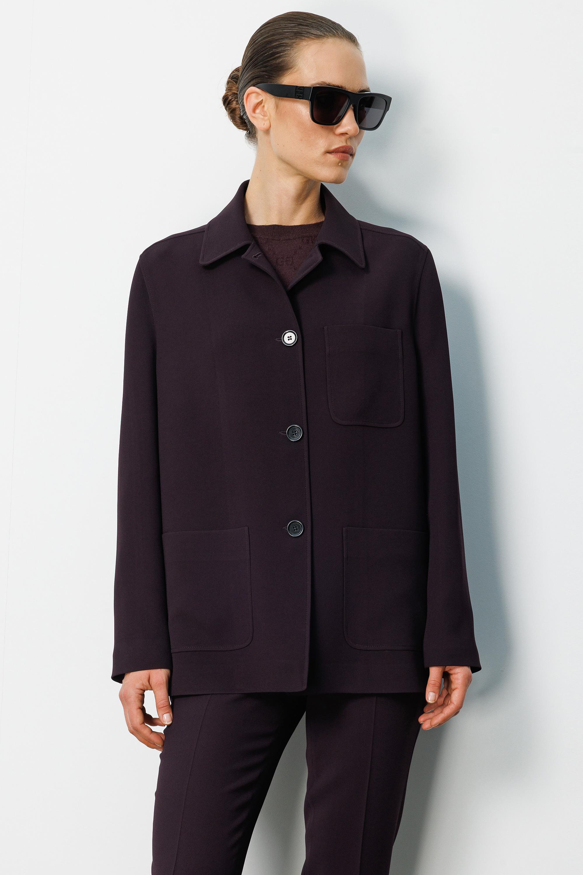 Dıştan Cepli Oversize Ceket