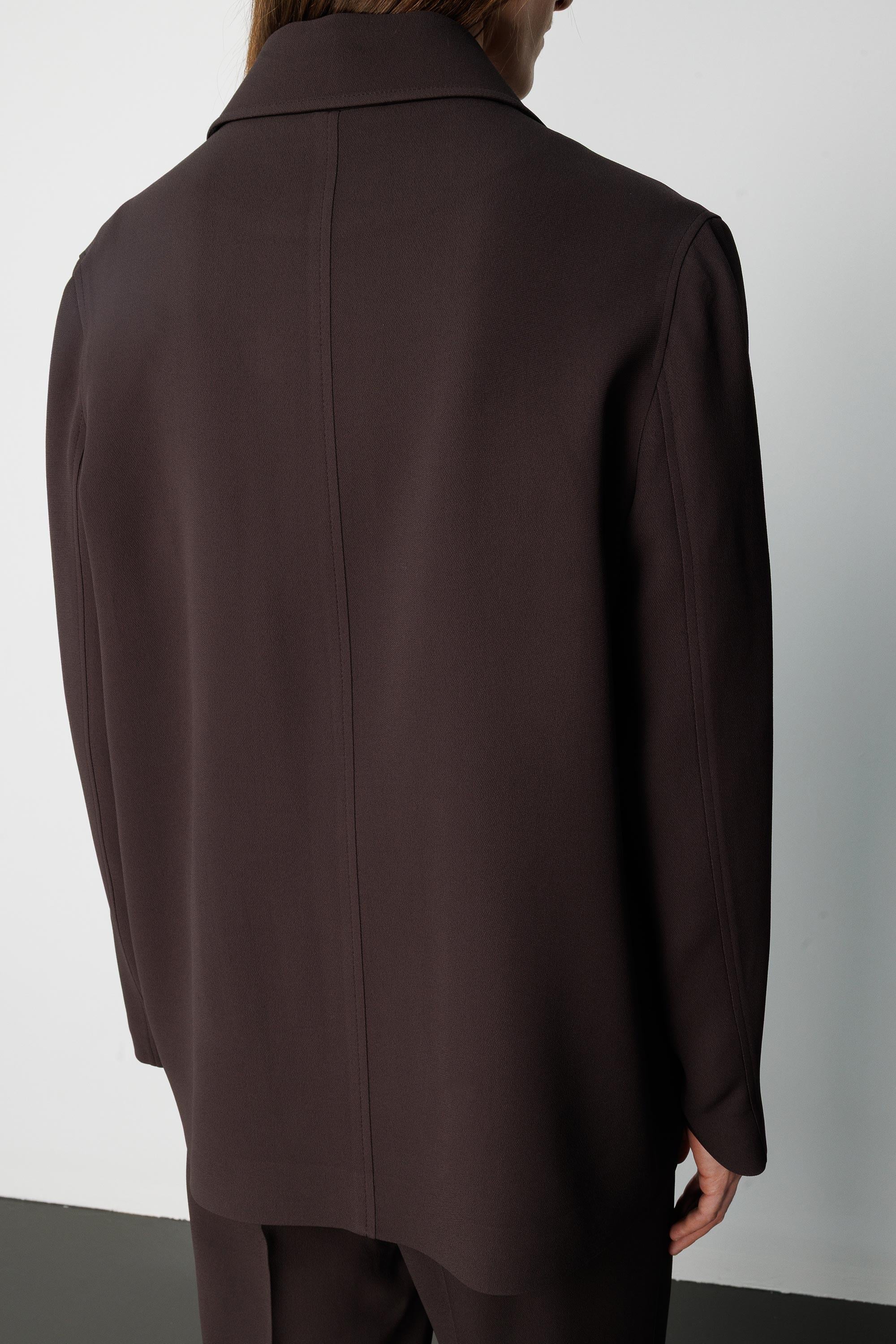 Dıştan Cepli Oversize Ceket