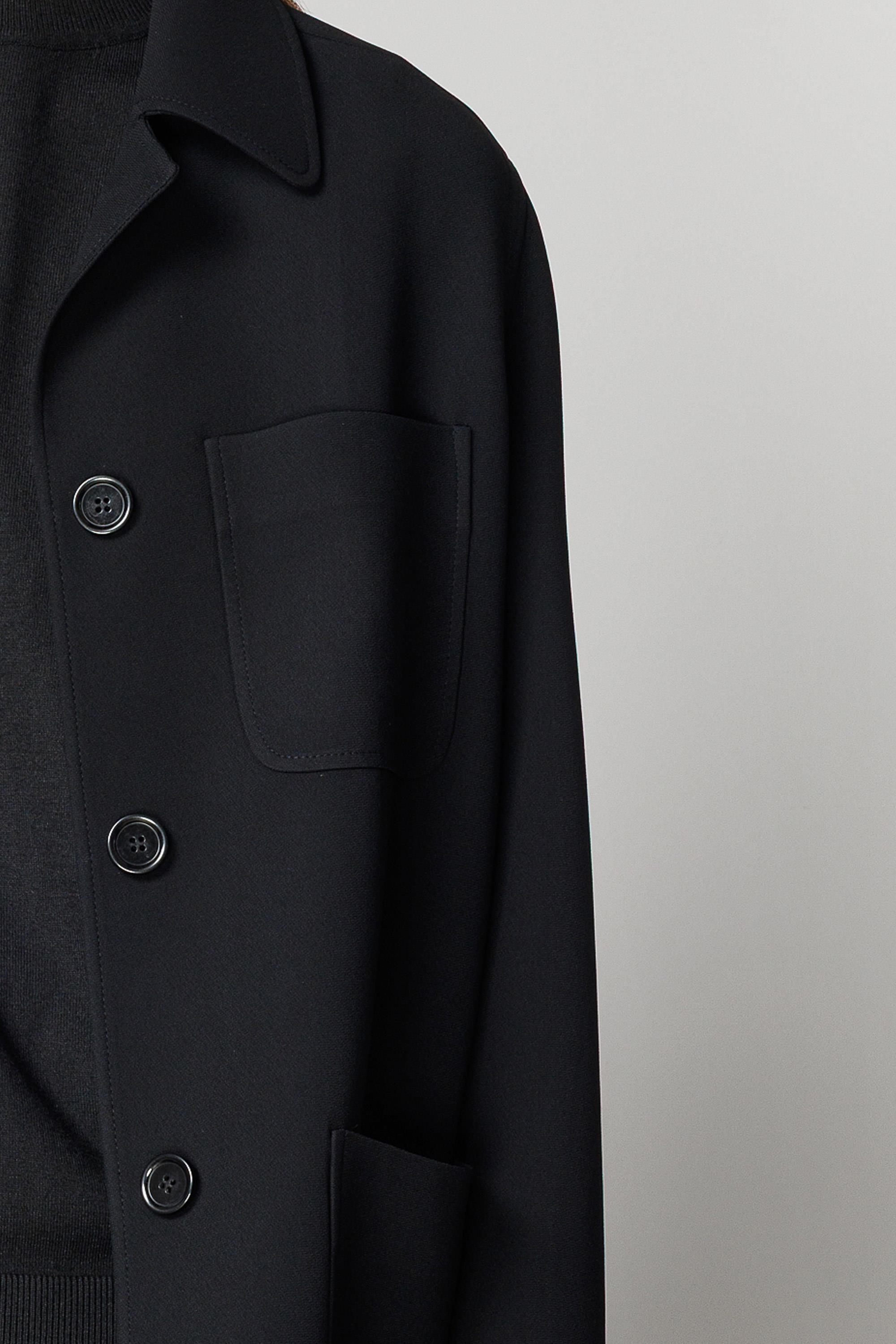 Dıştan Cepli Oversize Ceket