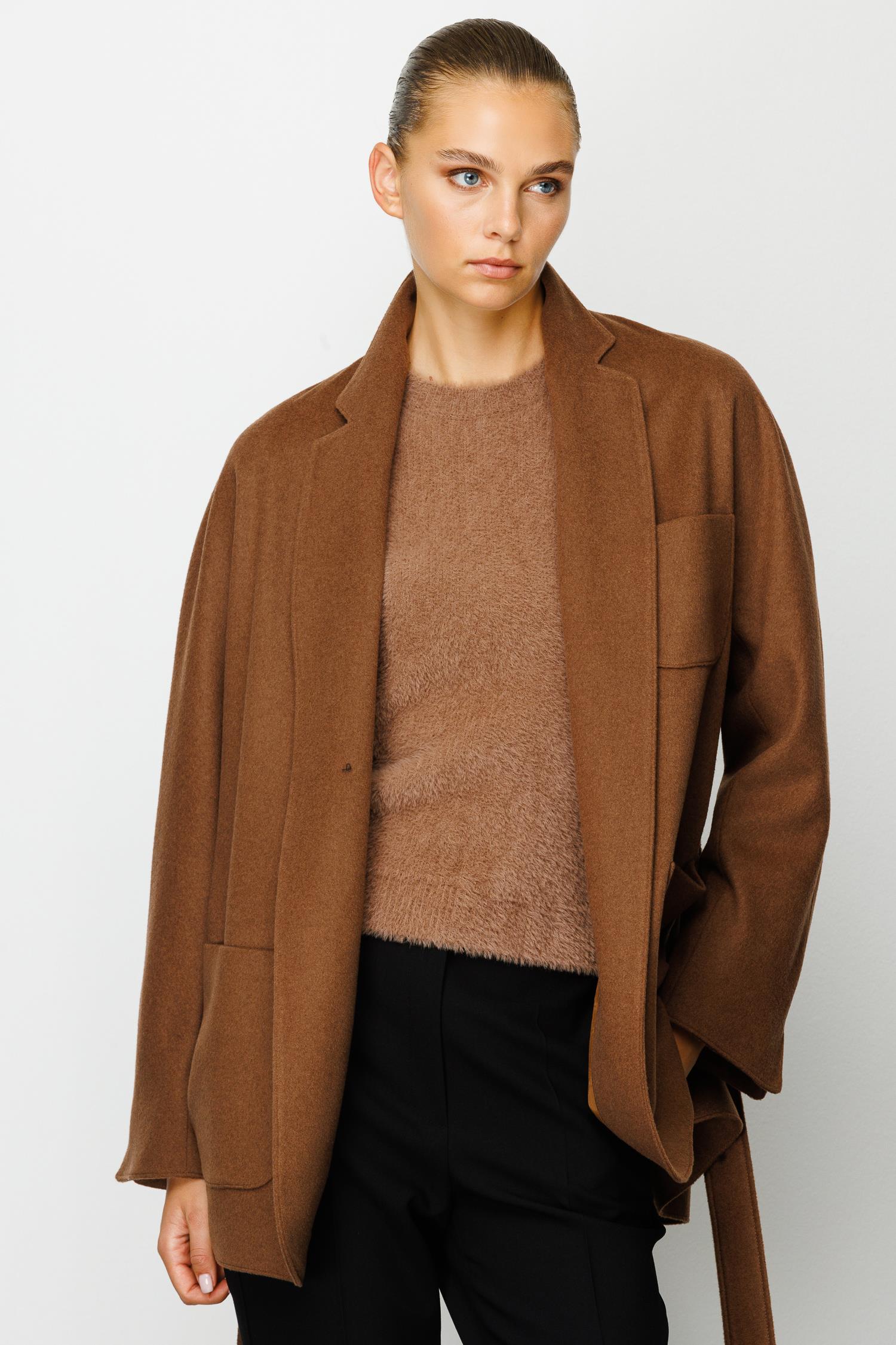 Dıştan Cepli Oversize Cup