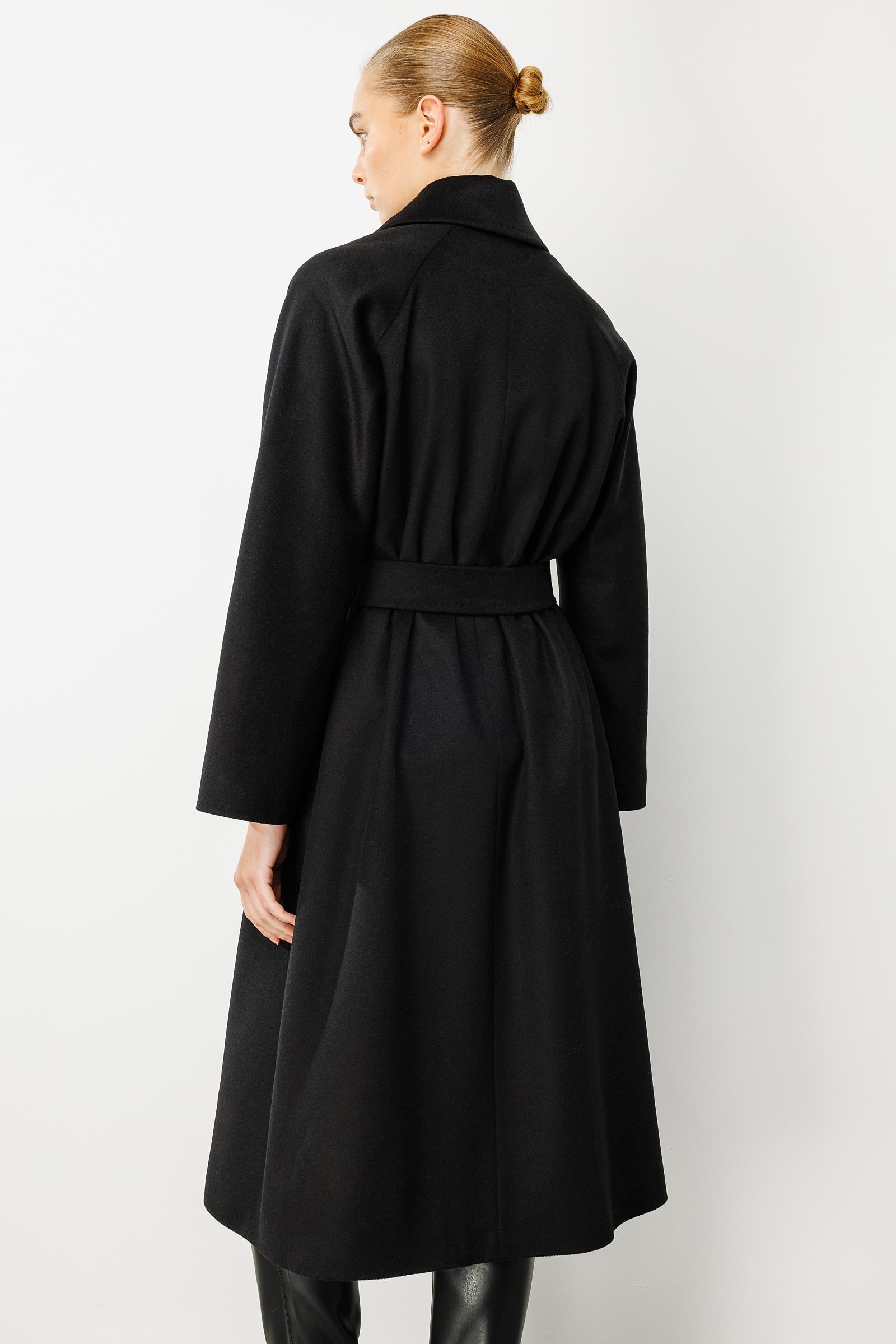 Dıştan Cepli Uzun Manto