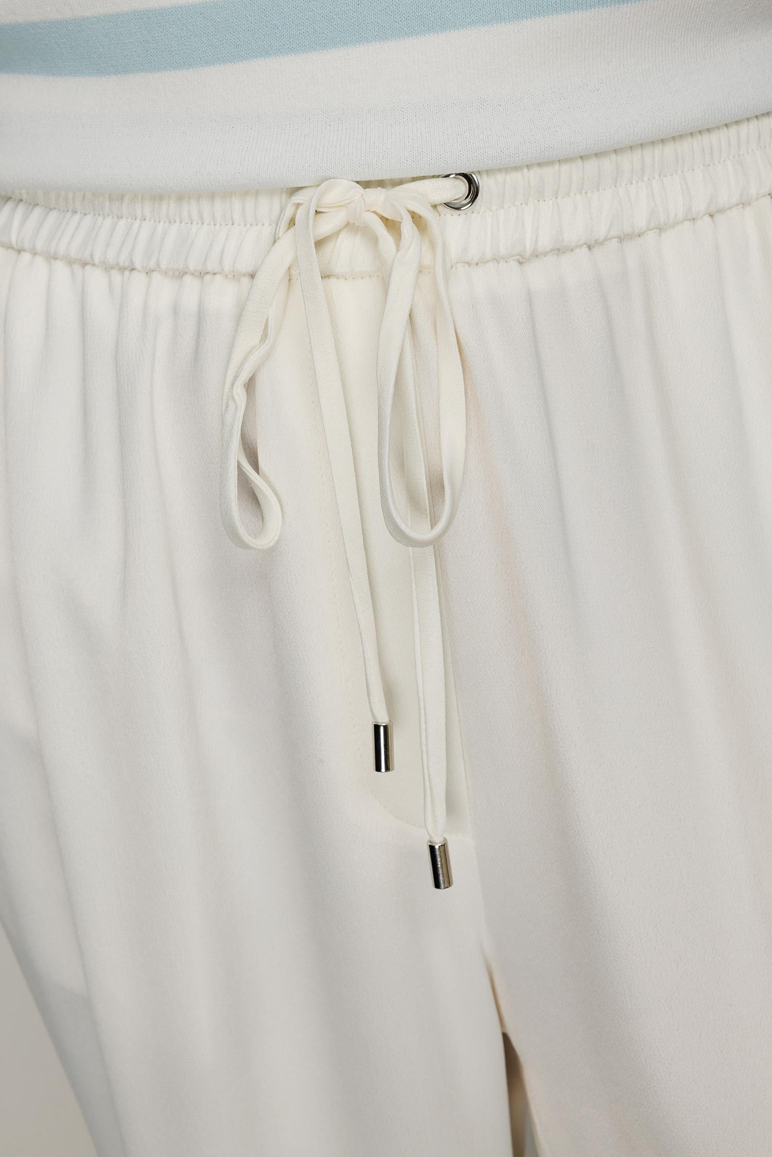 Elastan Kemerli Bol Kesim Pantolon