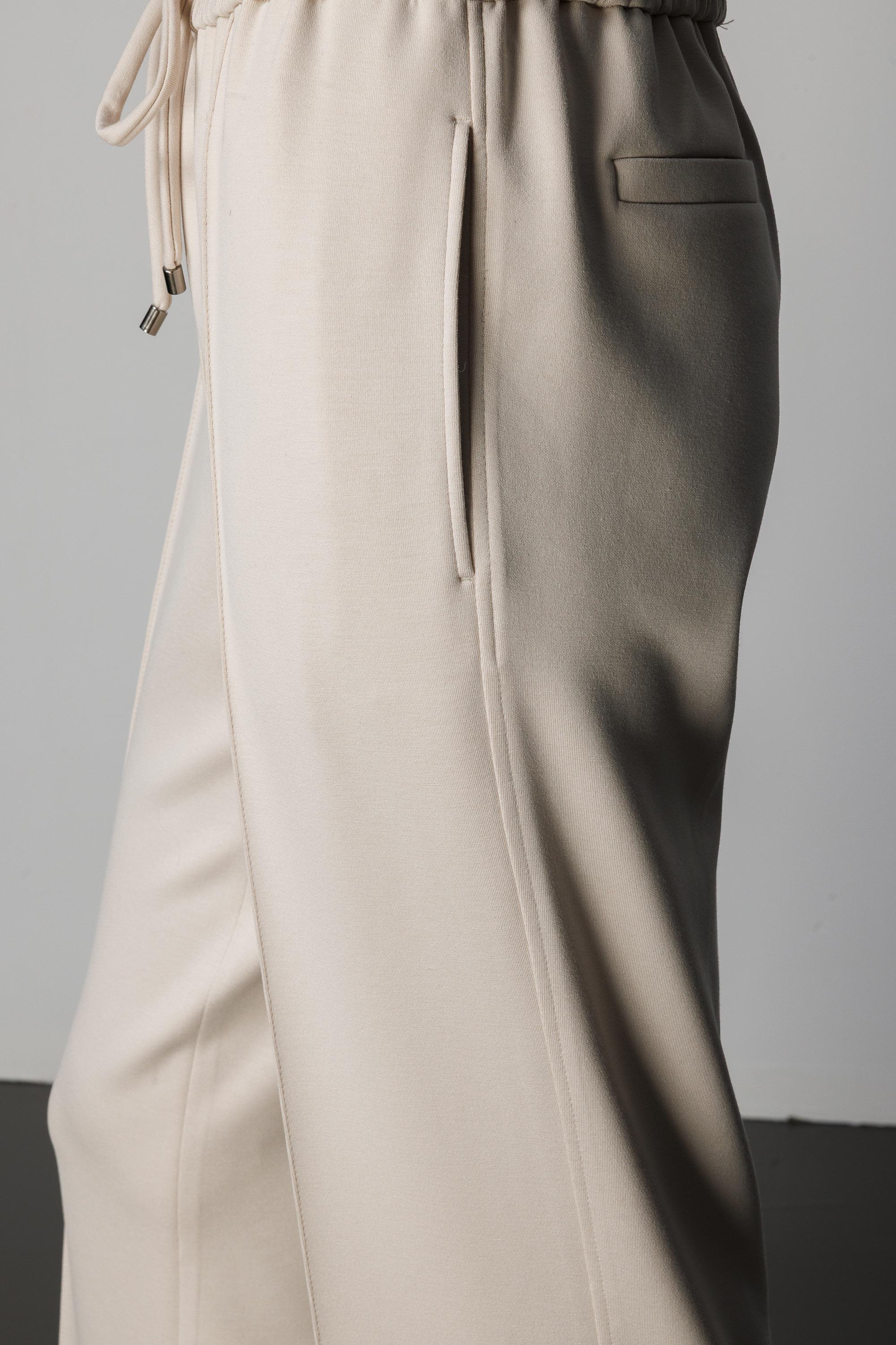 Elastan Kemerli Bol Kesim Sweat Pantolon