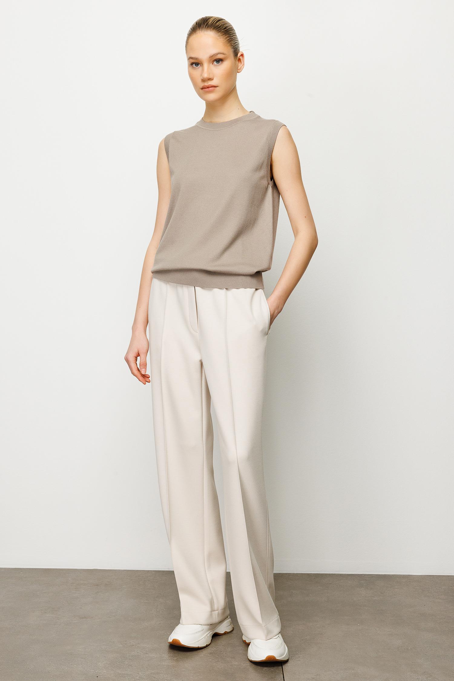 Elastan Kemerli Bol Kesim Sweat Pantolon