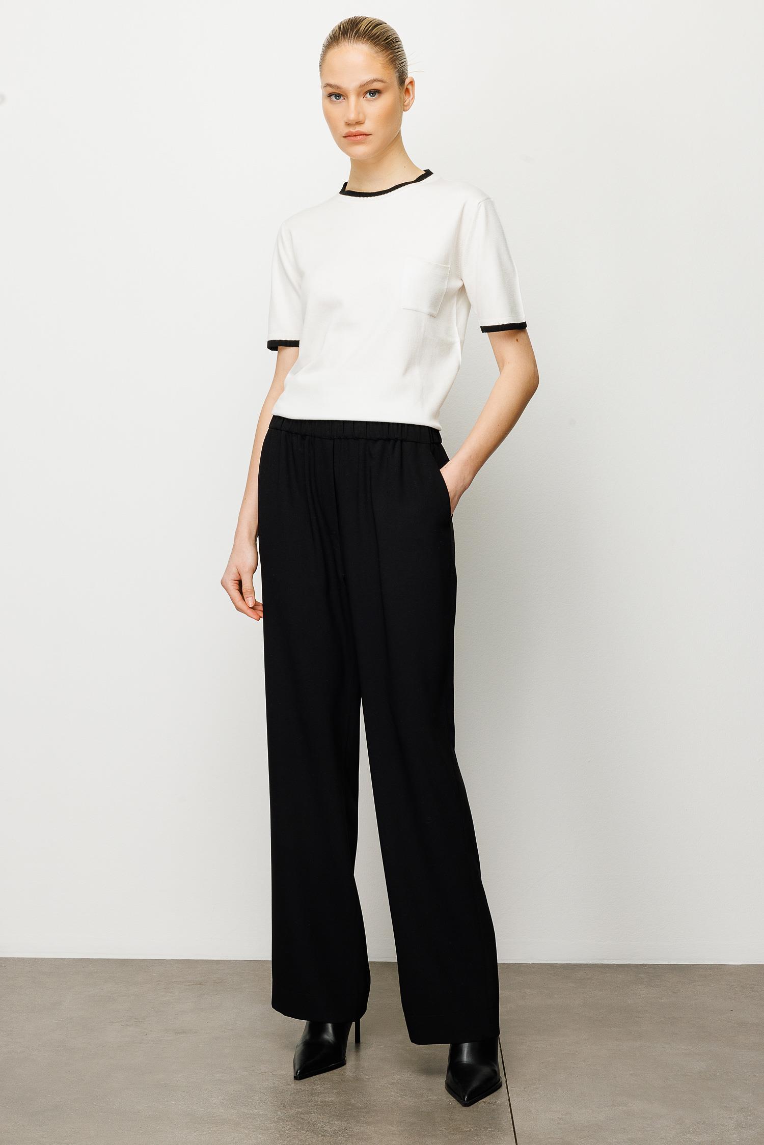 Elastan Kemerli Cepli Bol Pantolon