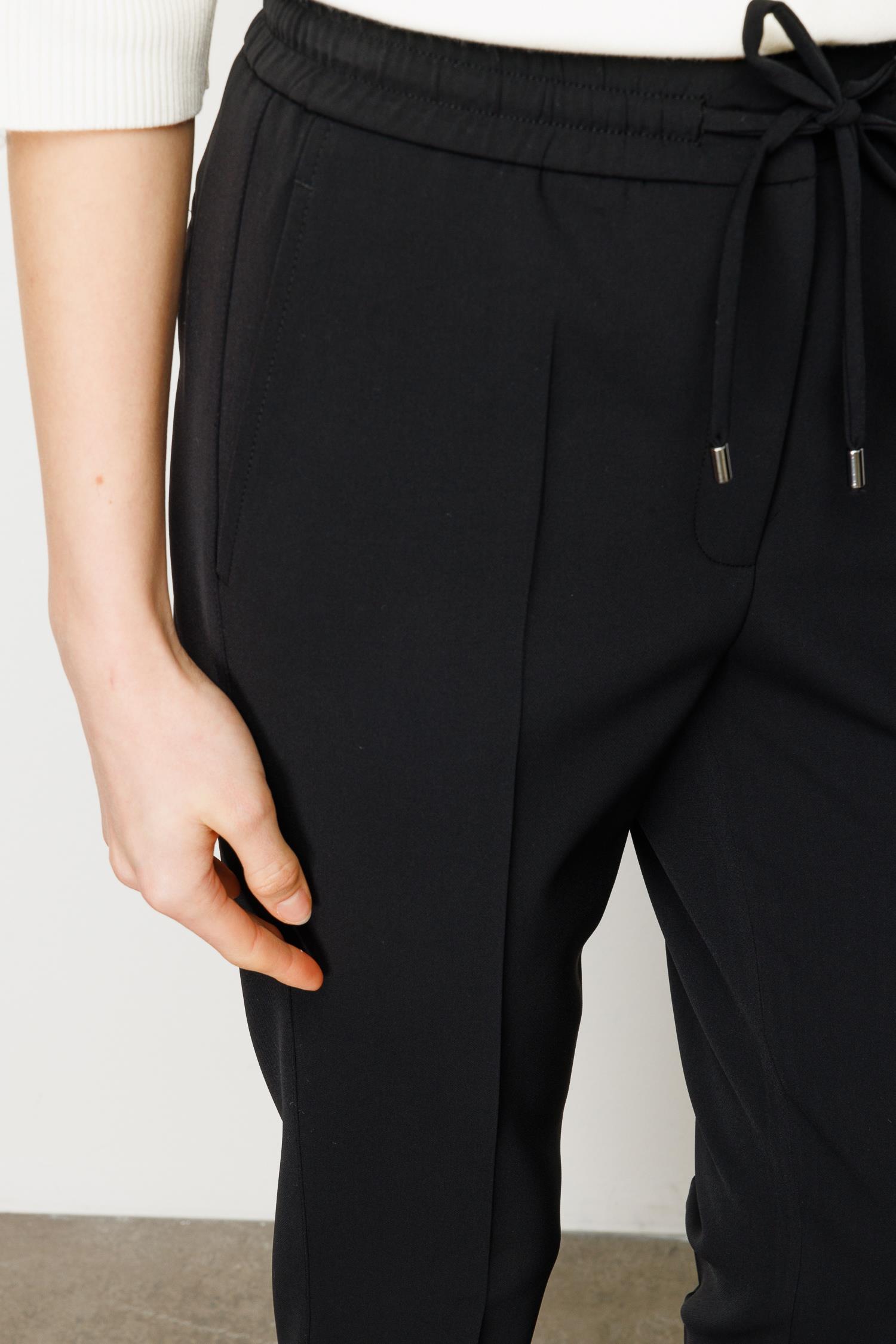 Elastan Kemerli Cepli Pantolon