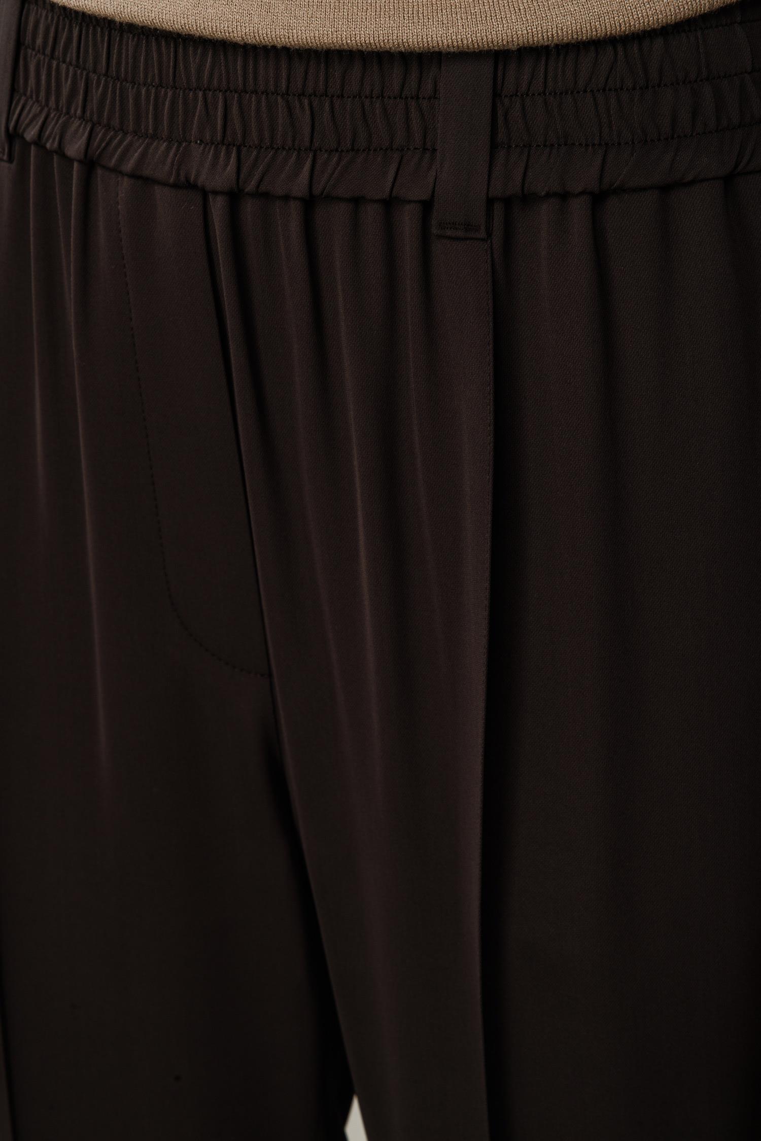 Elastan Kemerli Dar Paça Pantolon