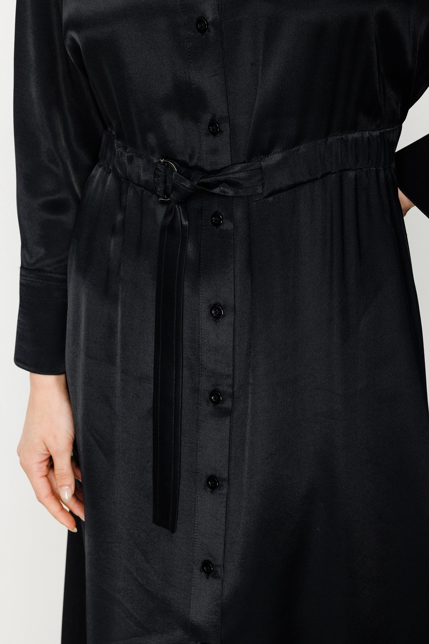 Elastan Kemerli Elbise